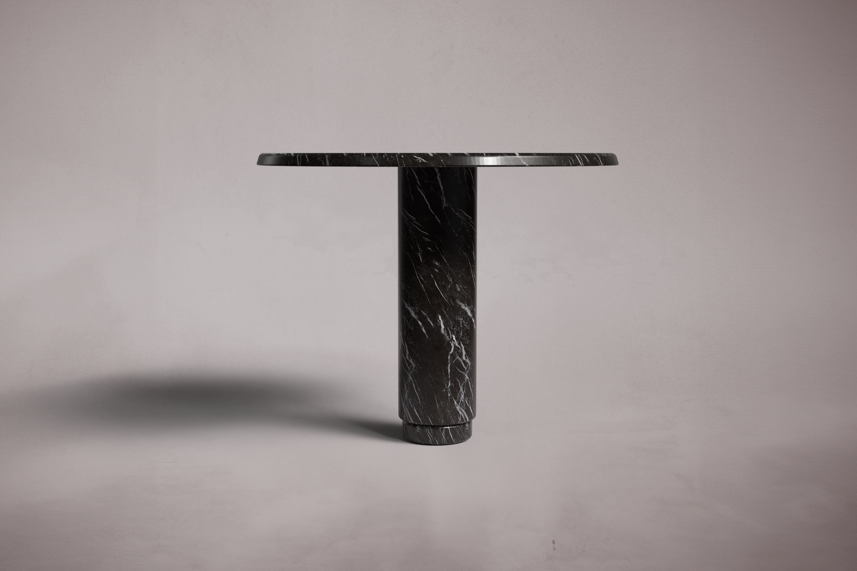 Maryluo Black Marble Round Table