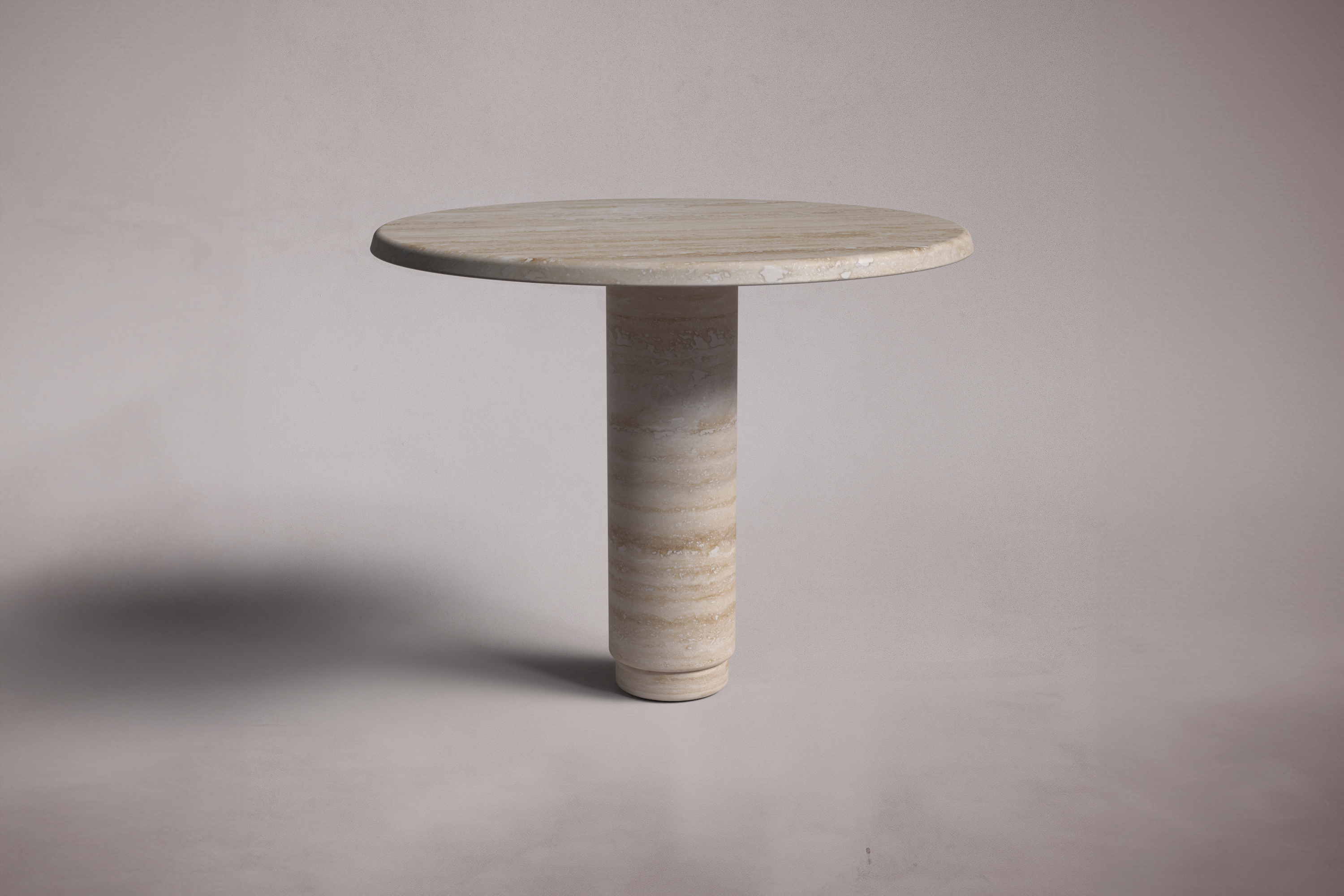 Marylou Travertine Round Table