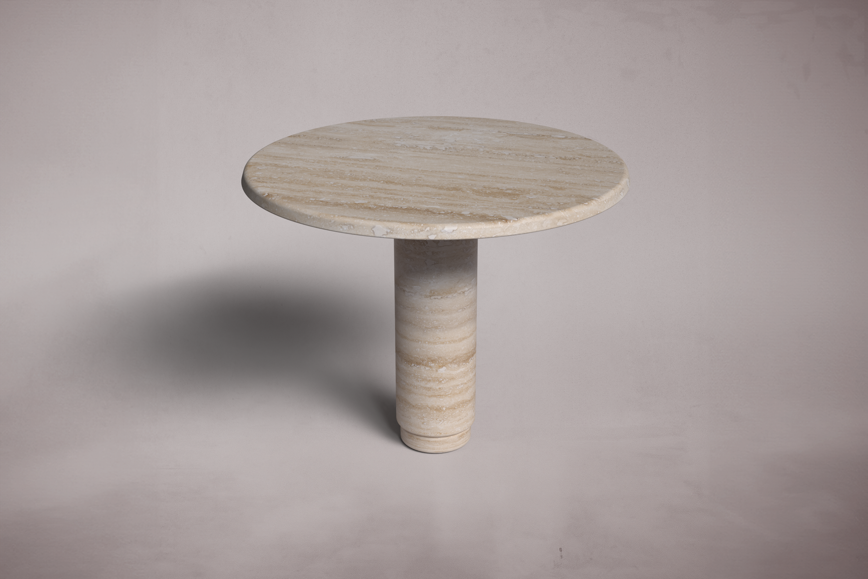 Marylou Travertine Round Table