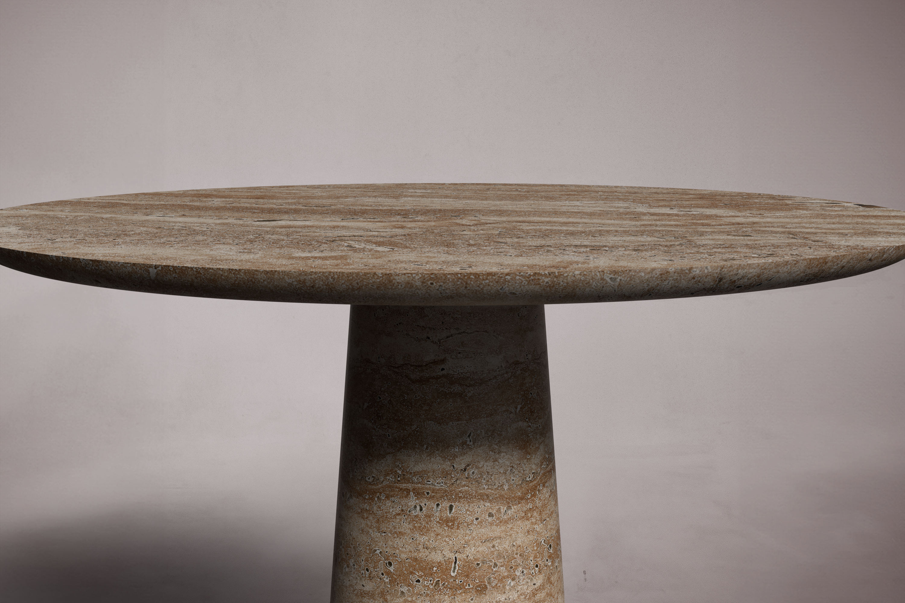 Essence Noche Travertine Round Table