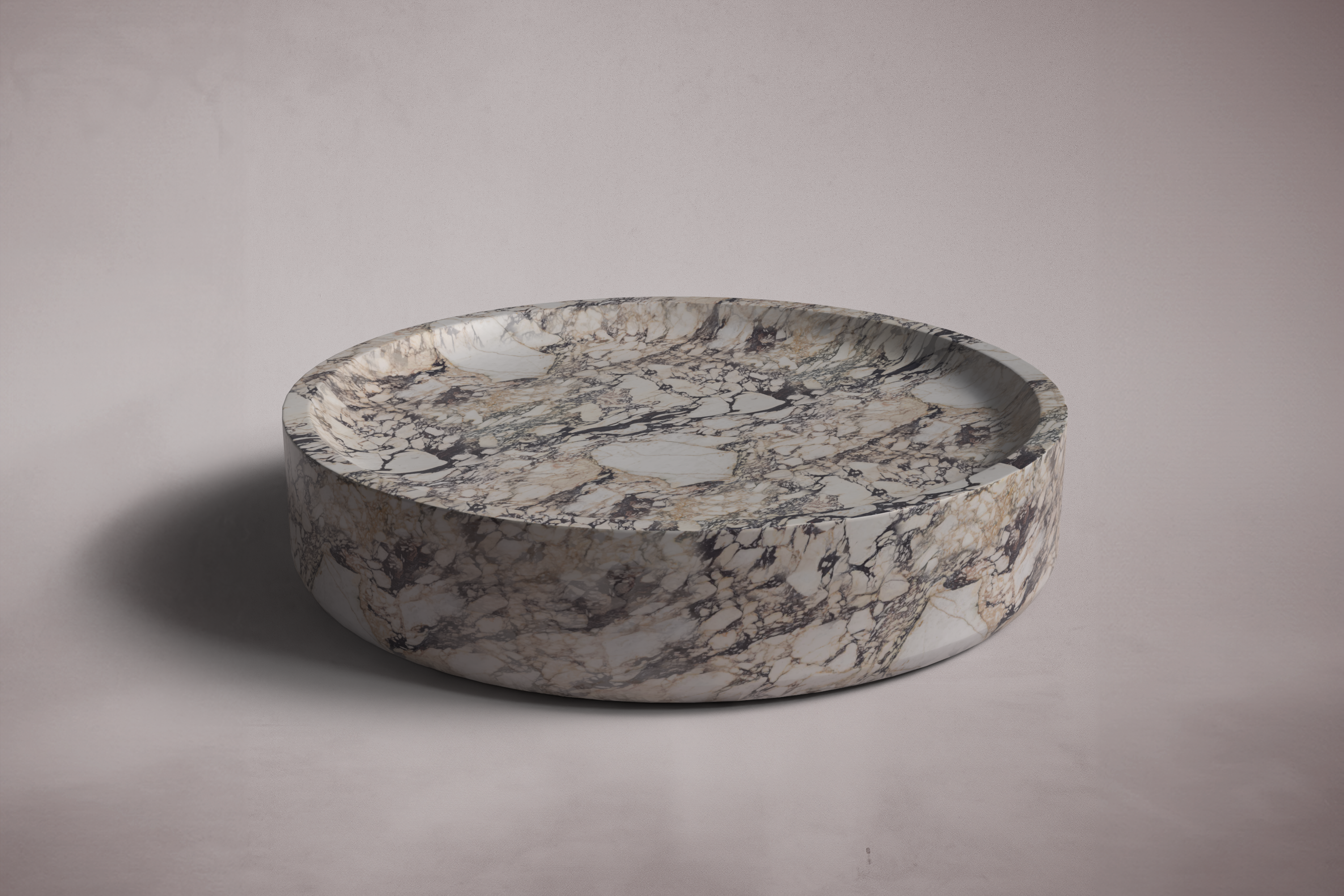 Oleo Travertine Round Coffee Table