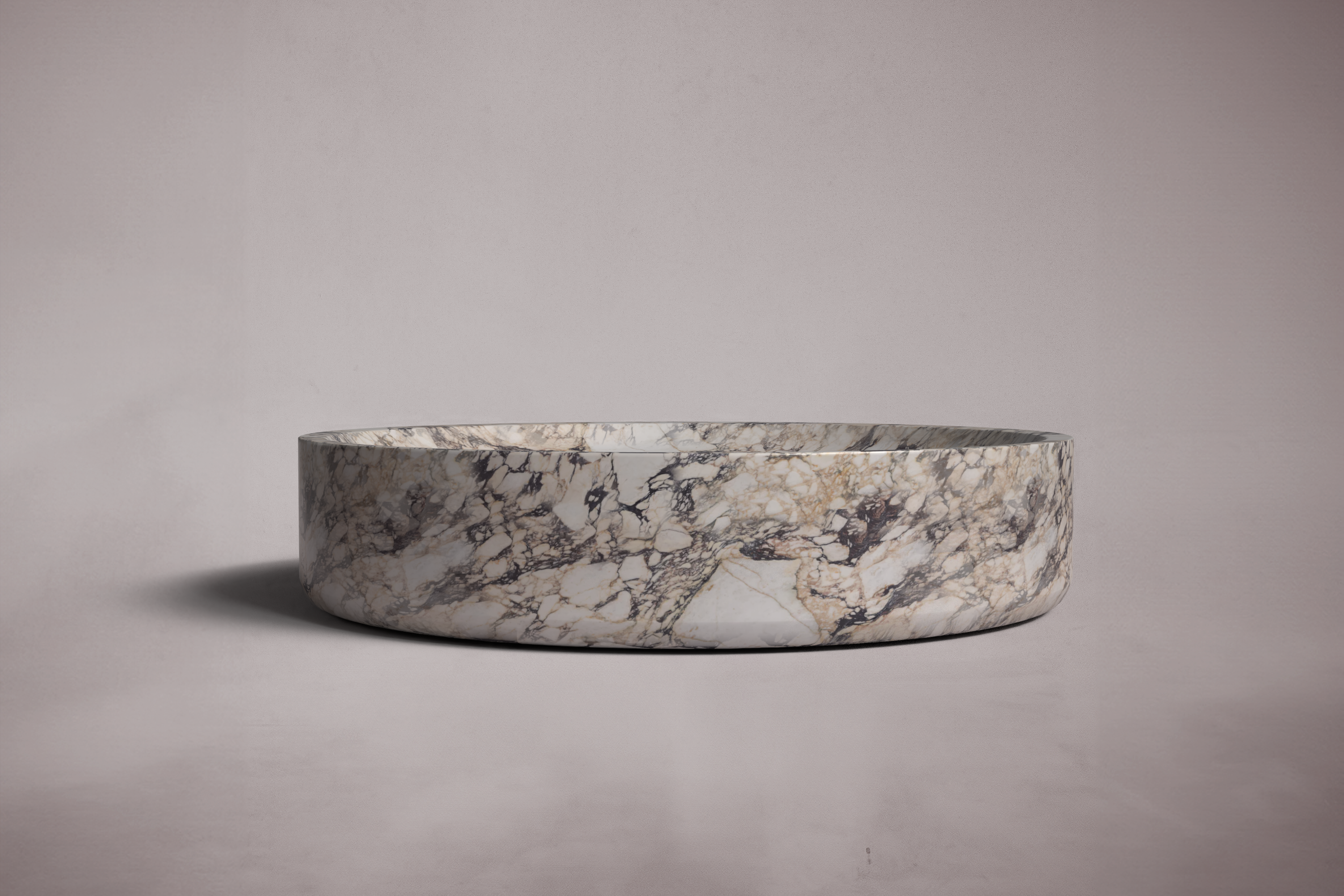 Oleo Travertine Round Coffee Table