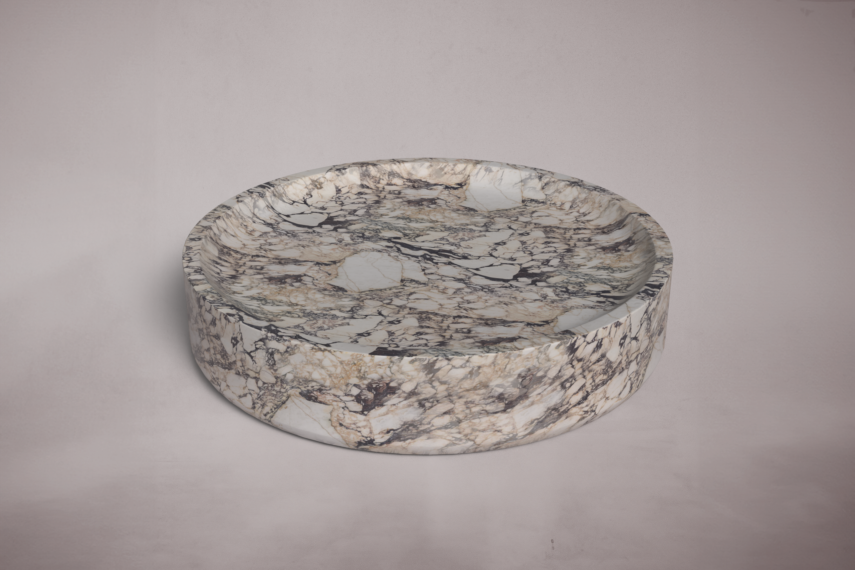 Oleo Travertine Round Coffee Table