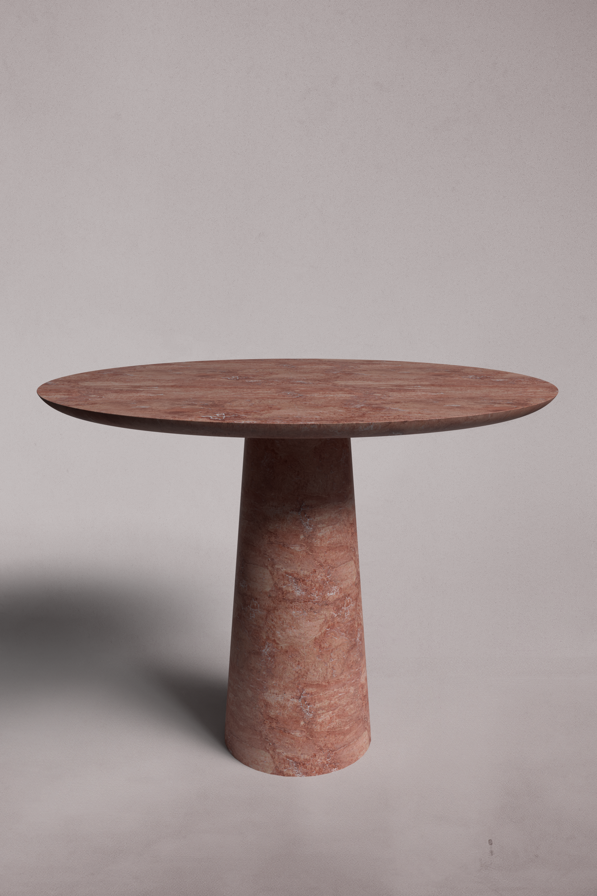 Essence Red Travertine Rundtisch