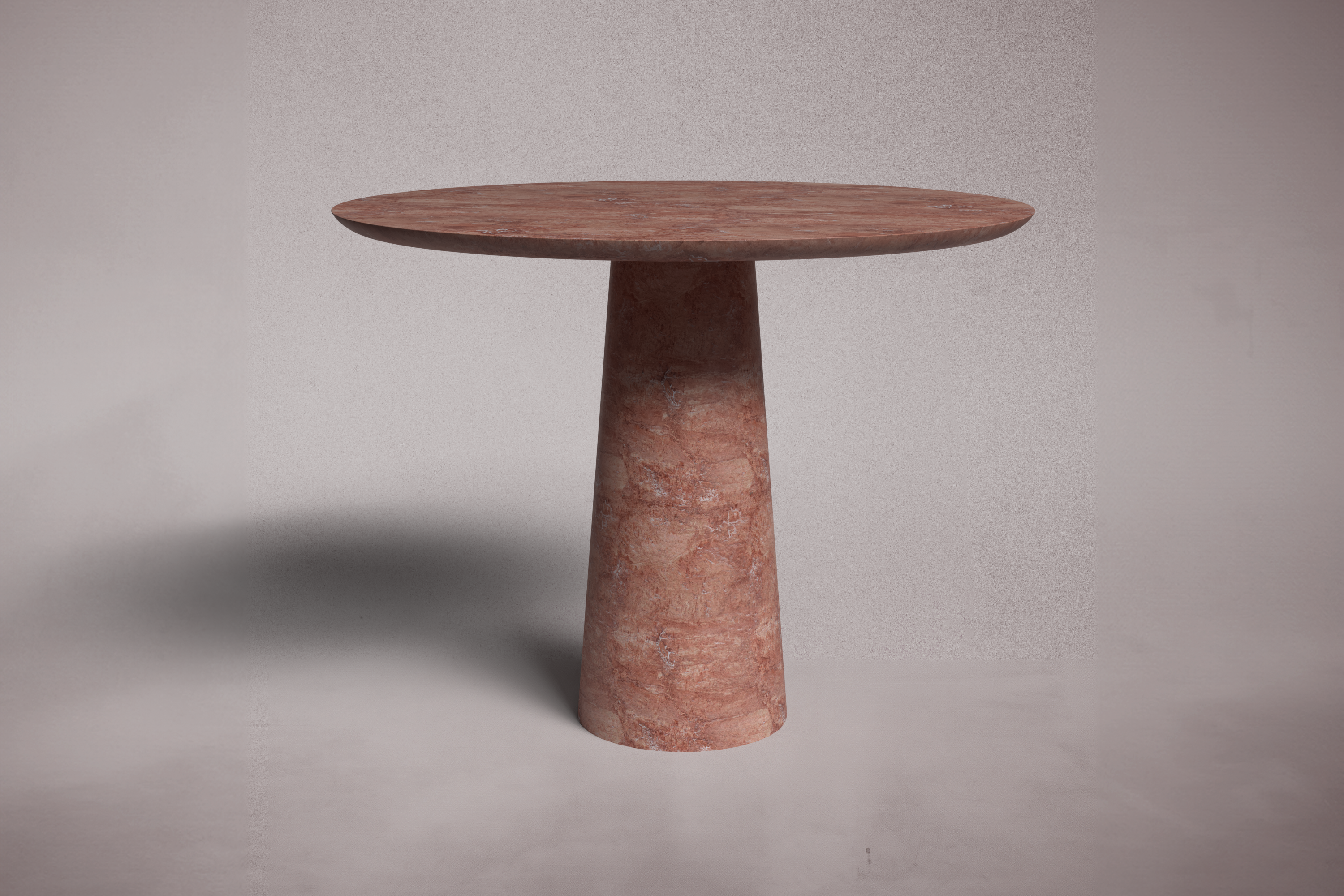 Essence Red Travertine Rundtisch