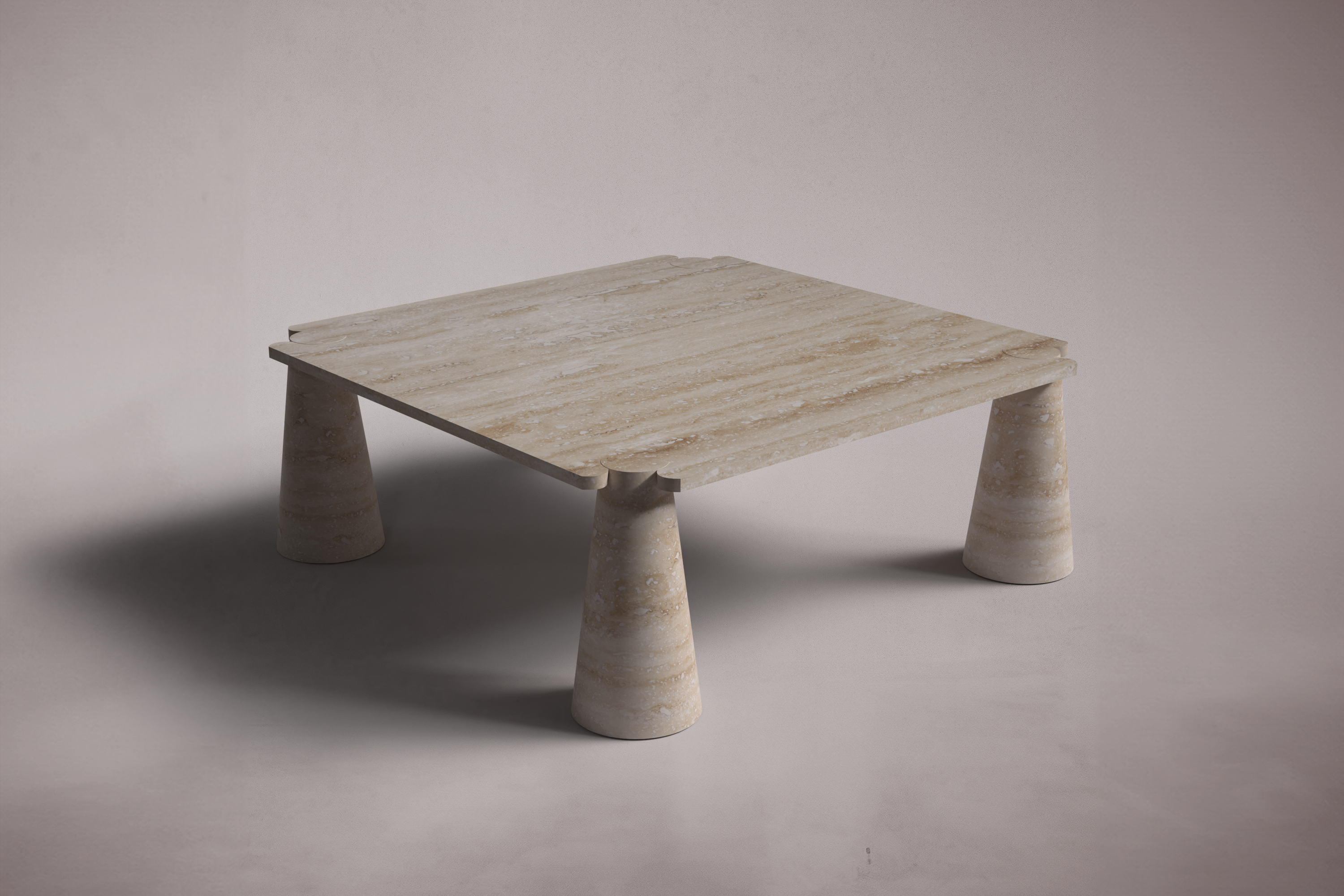Rene Travertine Coffee Table