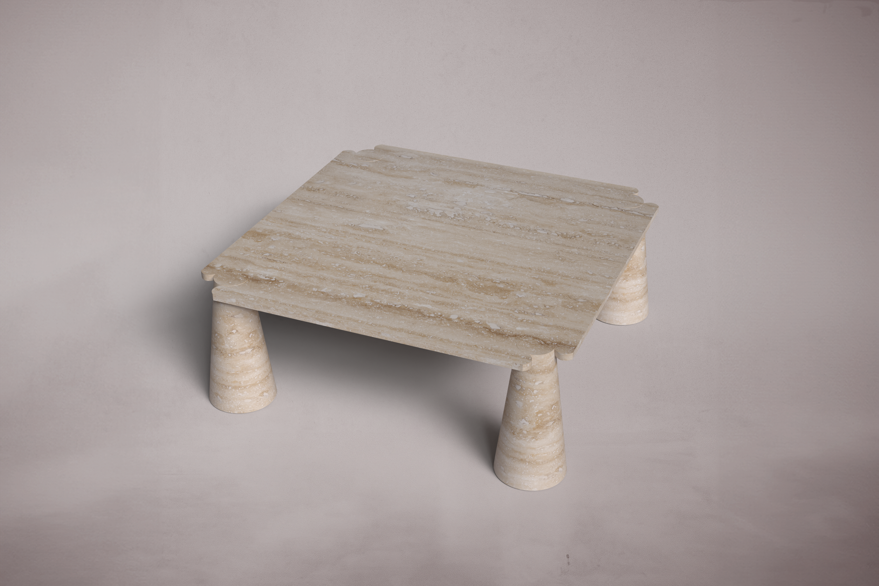 Rene Travertine Coffee Table
