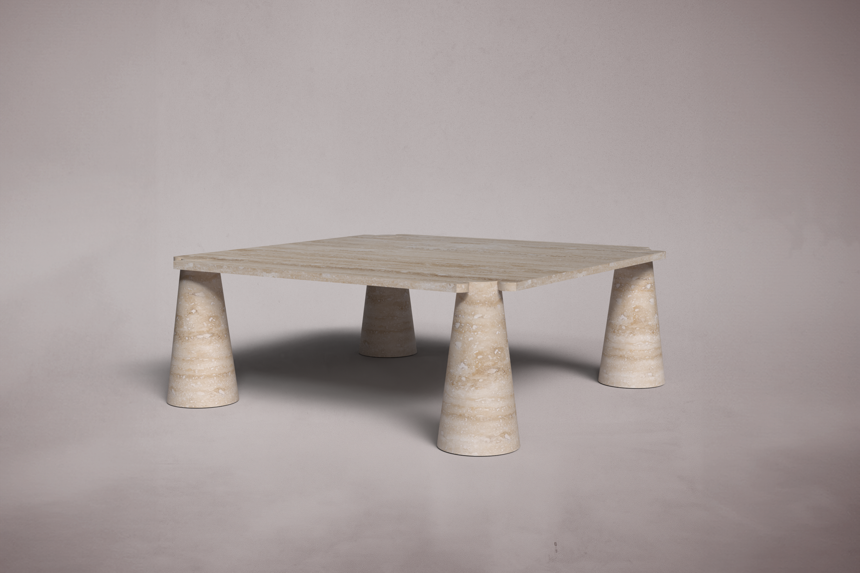 Rene Travertine Coffee Table