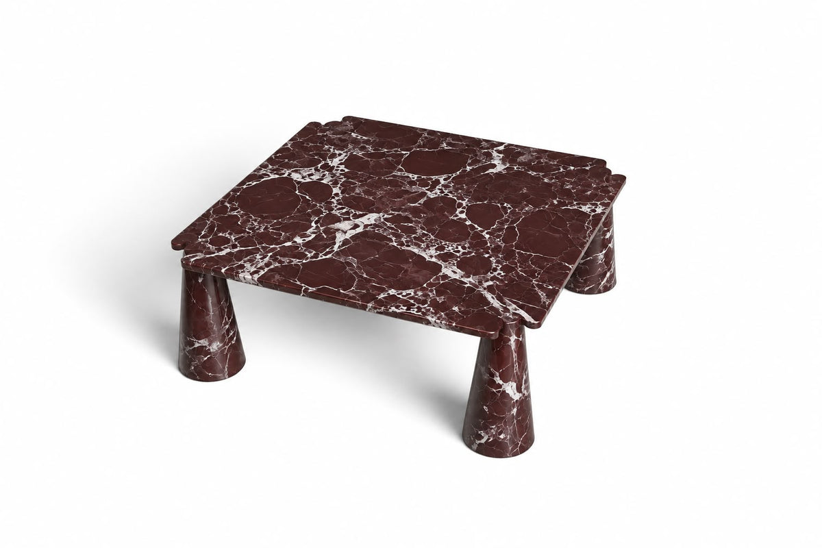 red marble coffee table. square red marble coffee table. red marble center coffee table. red marble center table. custom marble coffee table.
