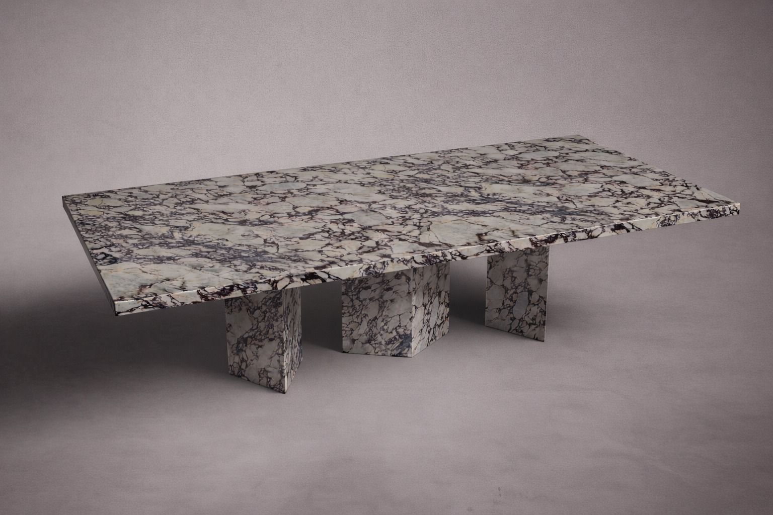 calacatta viola marble dining table. viola marble dining table. large marble dining table. custom marble dining table. custom marble table. outdoor marble table. rectangular marble dining table.