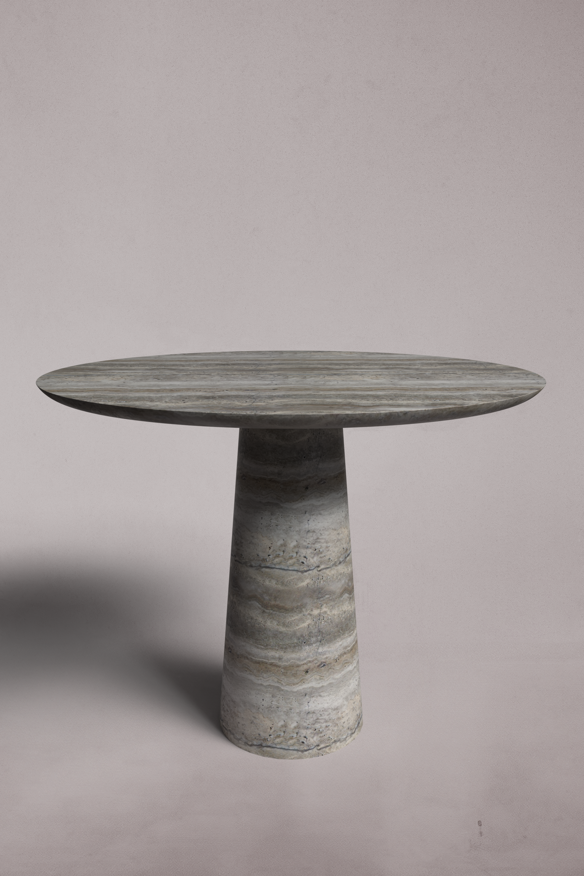 Essence Red Travertine Rundtisch