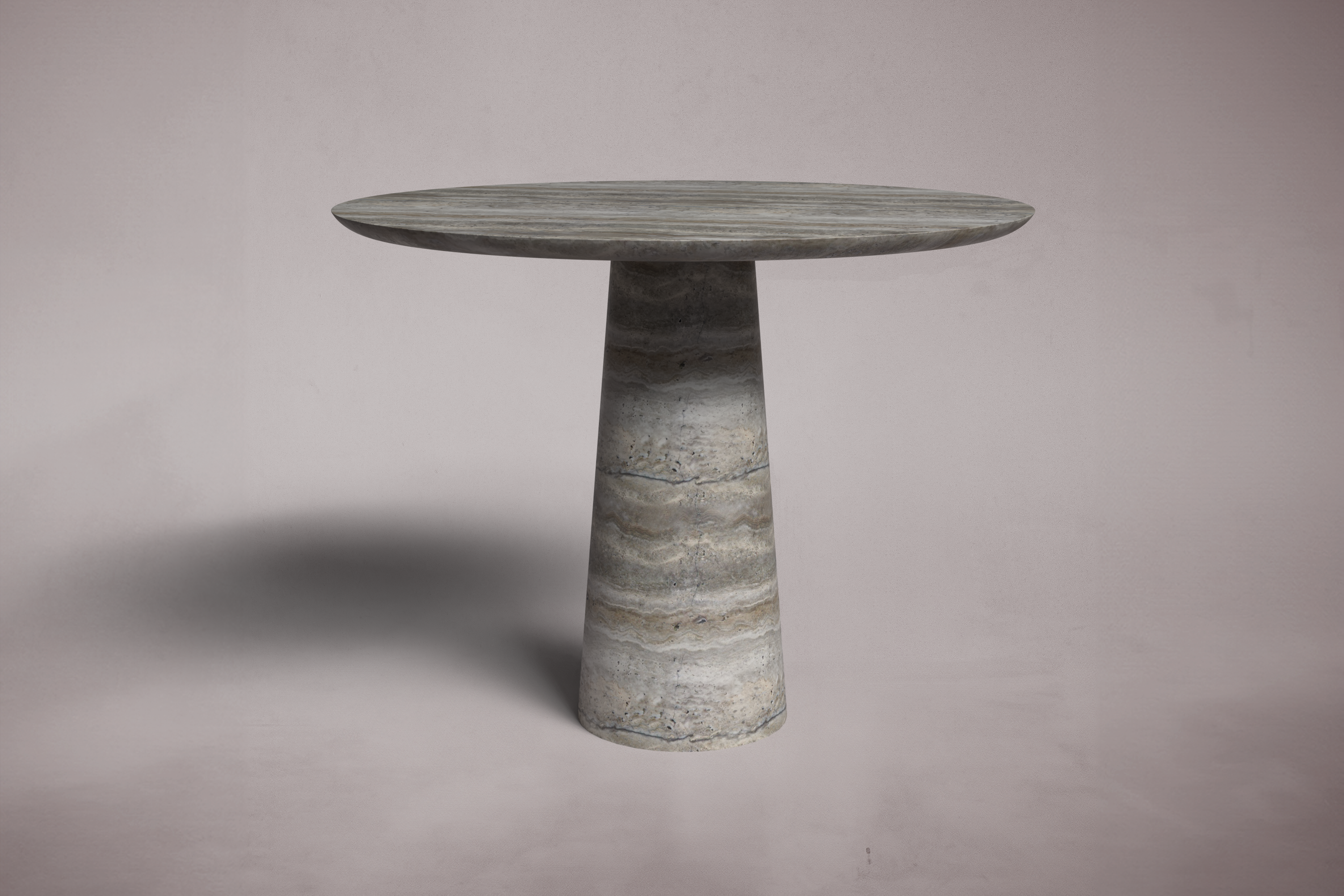 Essence Red Travertine Rundtisch