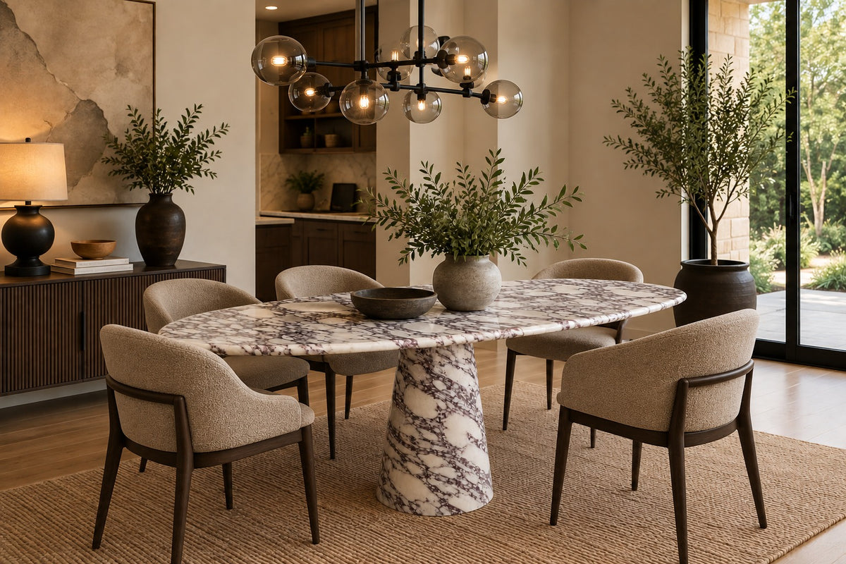 calacatta viola marble dining table. oval marble dining table. oval calacatta viola marble dining table. white marble table. custom marble dining table. custom calacatta viola marble dining table. large marble dining table. outdoor marble dining table.