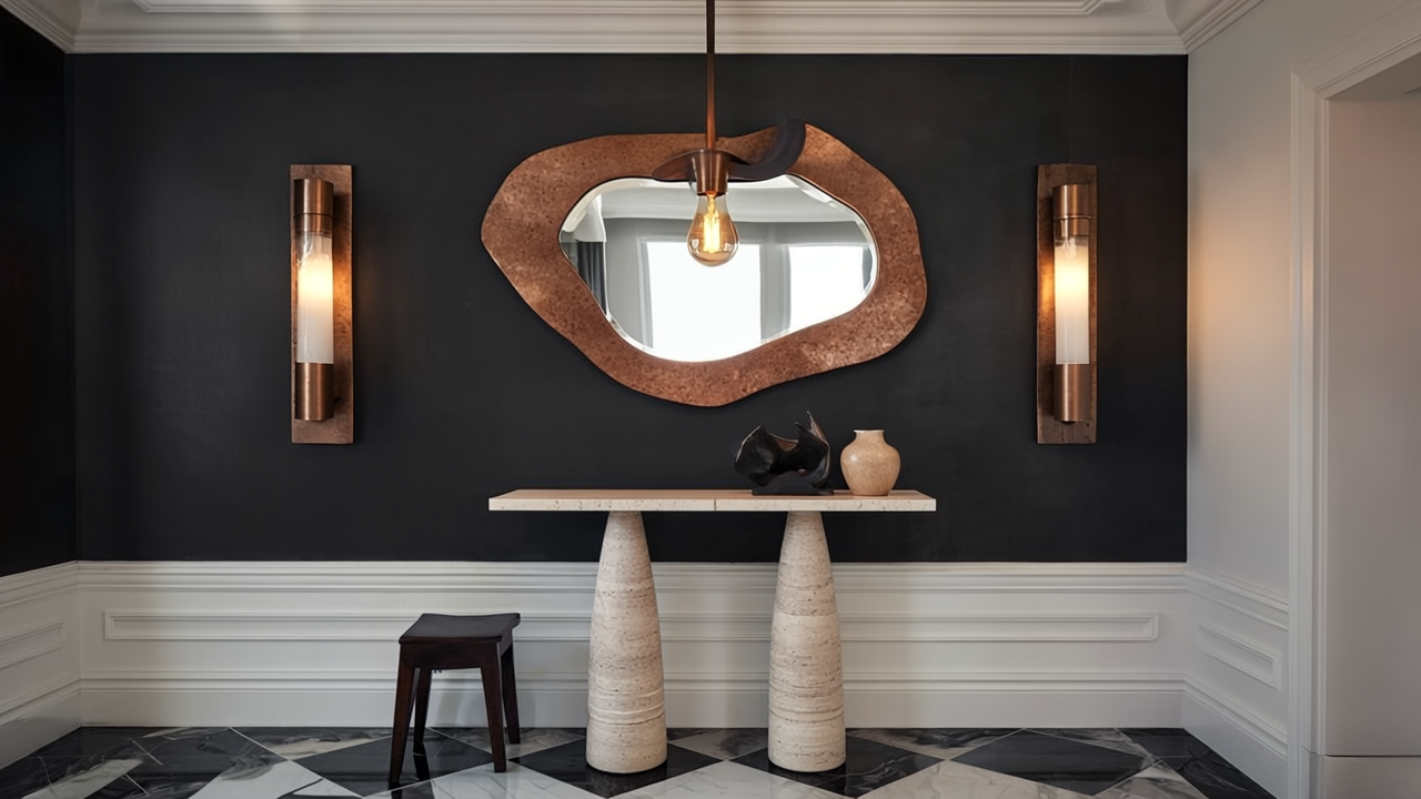Gamme Travertine Console Table
