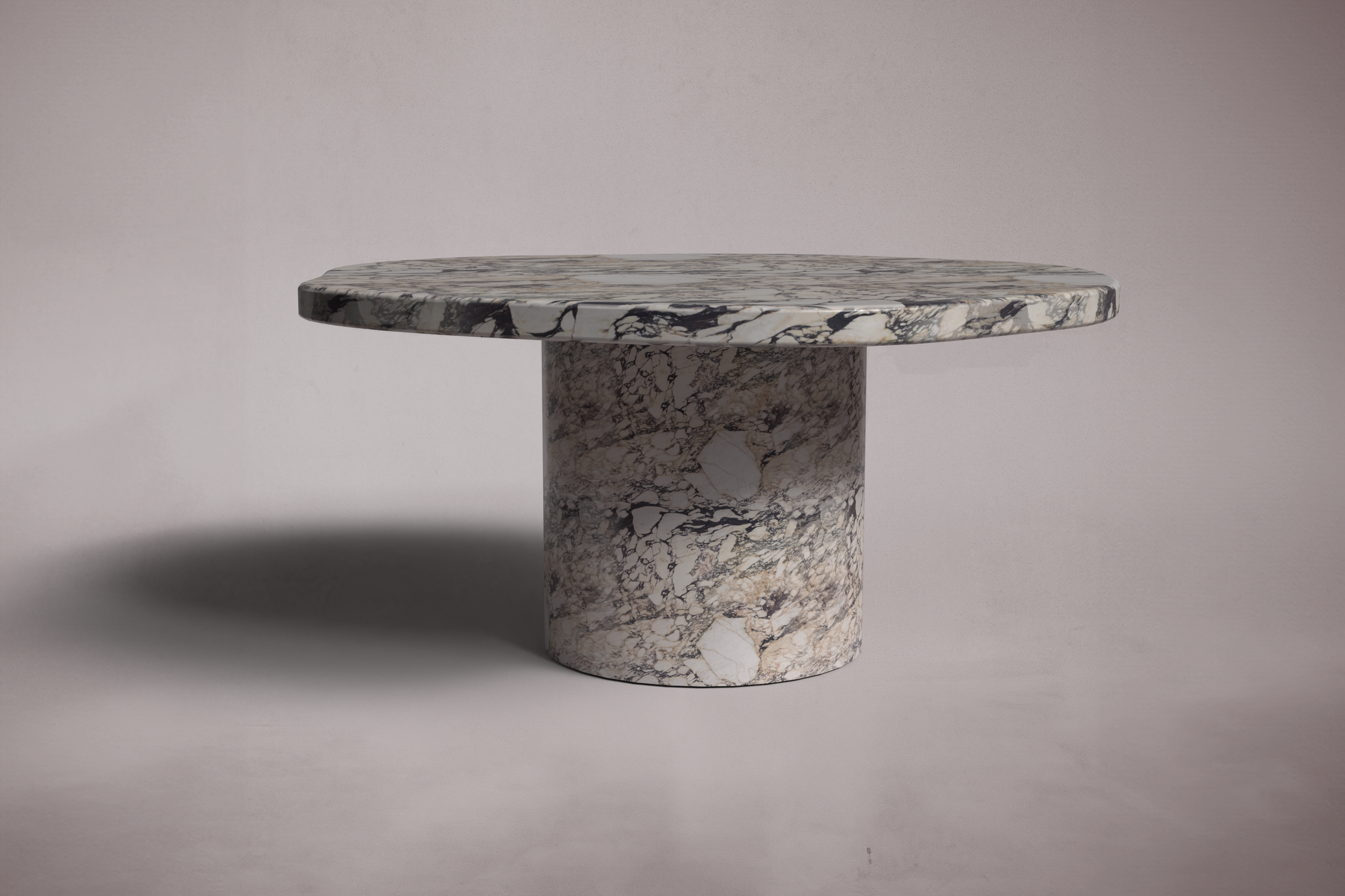 Viola Calacatta Viola Round Marble Coffee Table