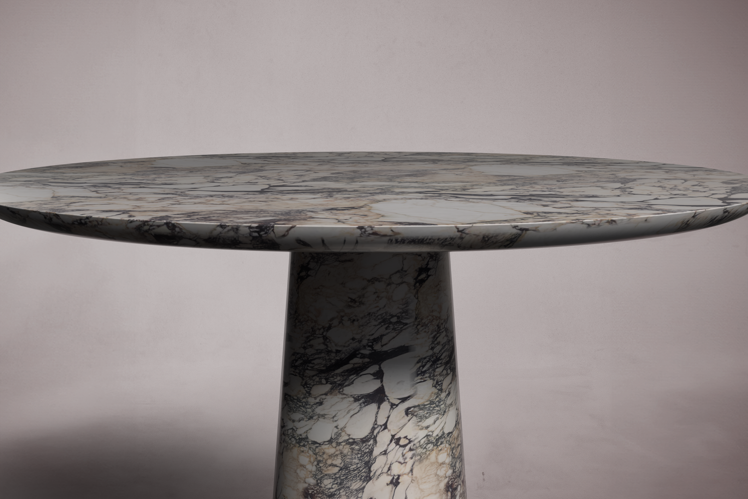 Essence Red Marble Round Table