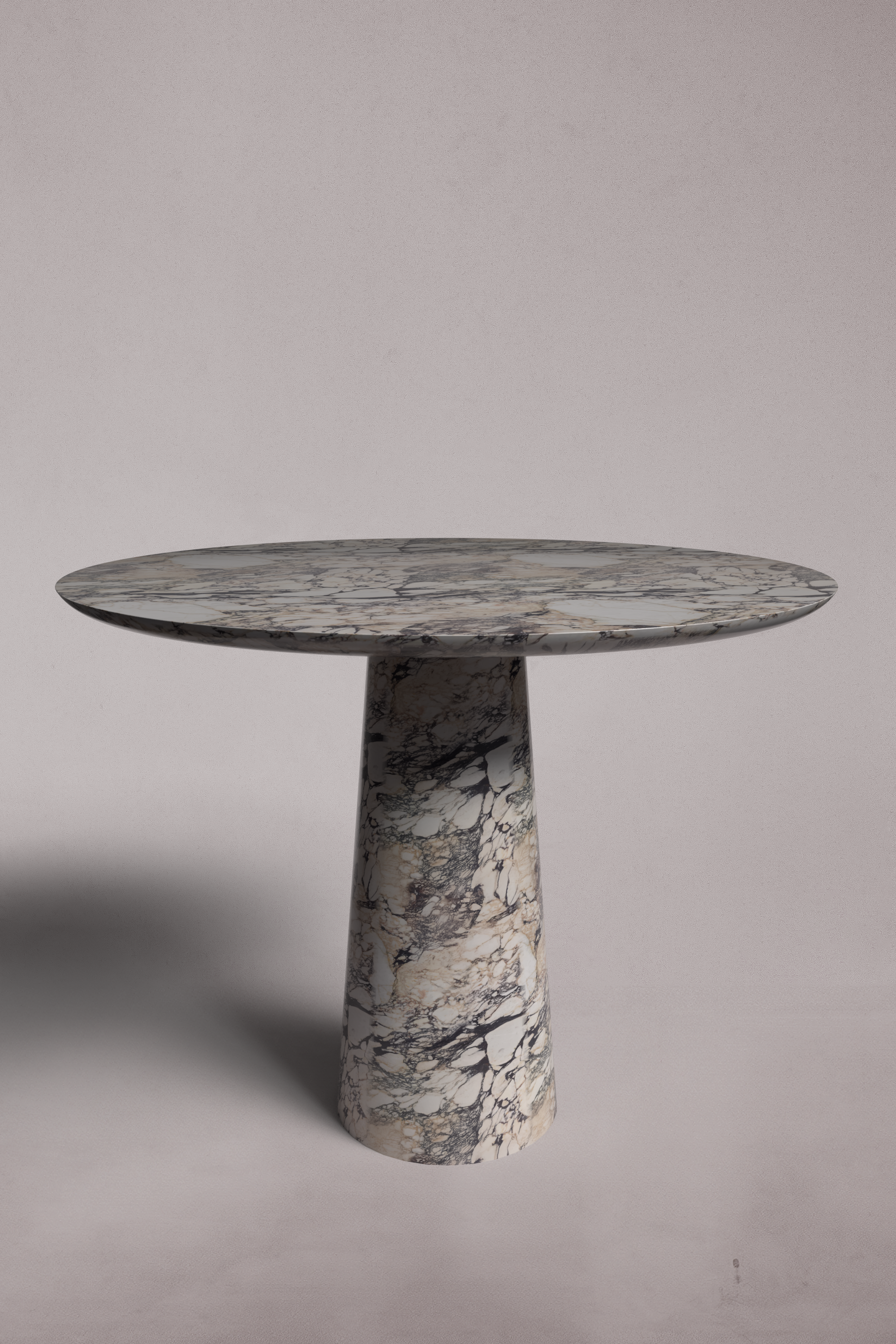 Essence Red Marble Round Table