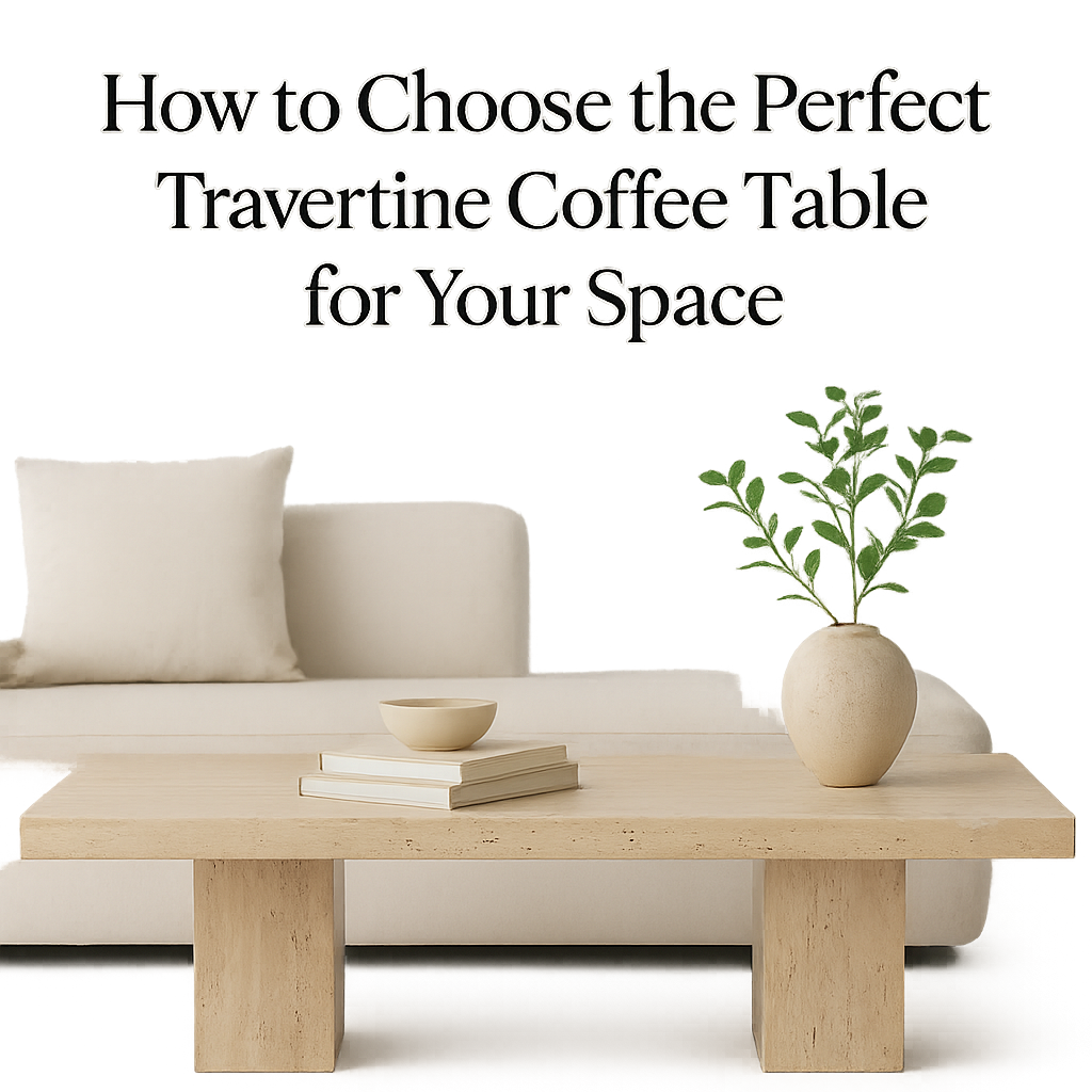 How to Choose the Perfect Travertine Coffee Table for Your Space