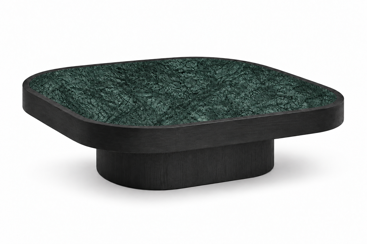 Valente Verde Guatemala Marble Coffee Table