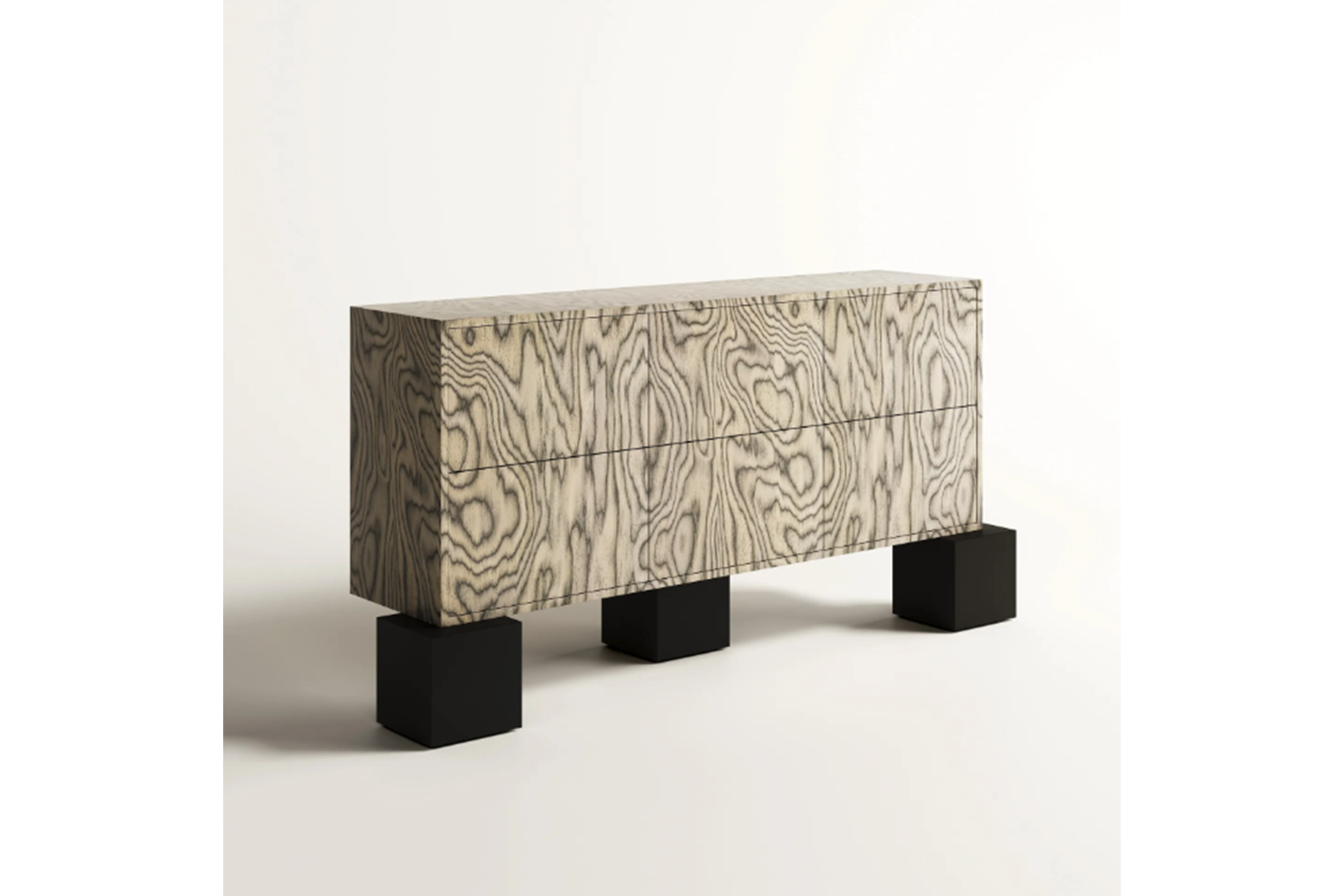 Wood Veneer MDF Dresser
