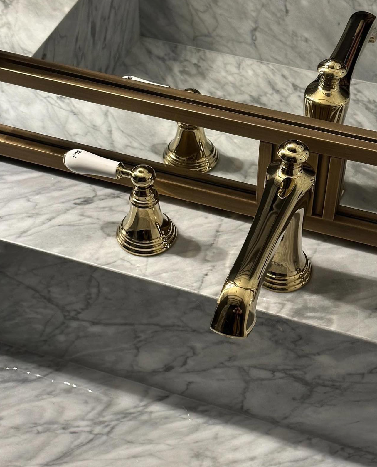 Our Custom Project For Interior Designer - Picasso Grey Marble – A Luxurious Choice for Custom Bathroom Countertops
