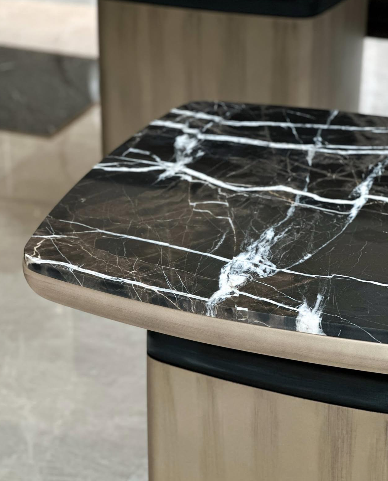 Our Custom Project For Interior Designer - Bruno Perla Marble – A Sophisticated Choice for Custom Side Tables