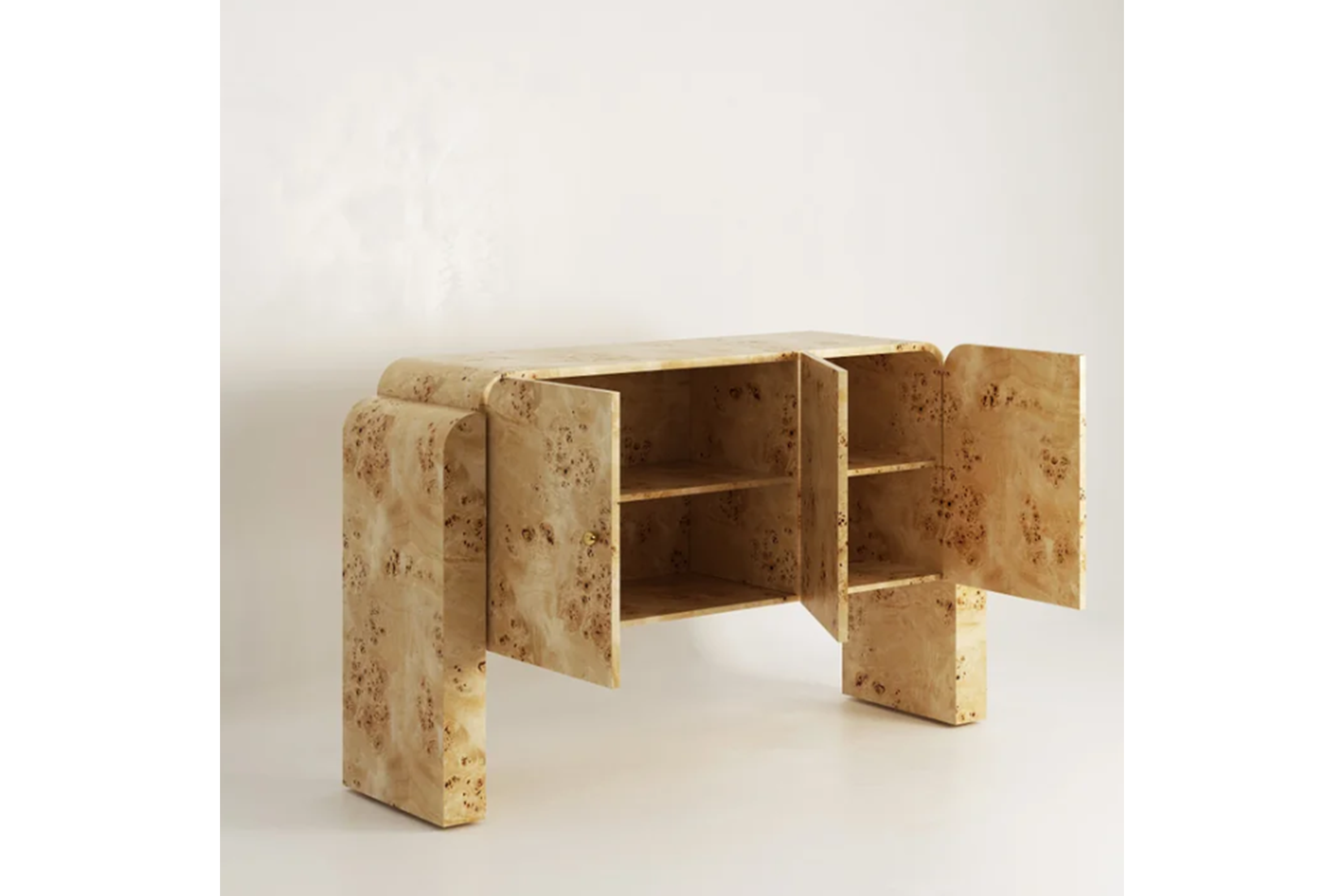 Cabinet with Root Veneer
