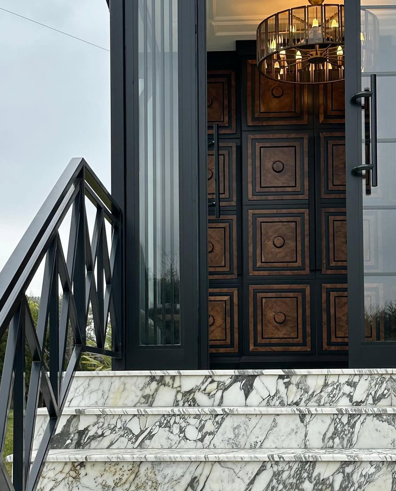 Our Custom Project For Interior Designer - Arabescato Corchia Marble – A Luxurious Choice for Villa Entrance Design