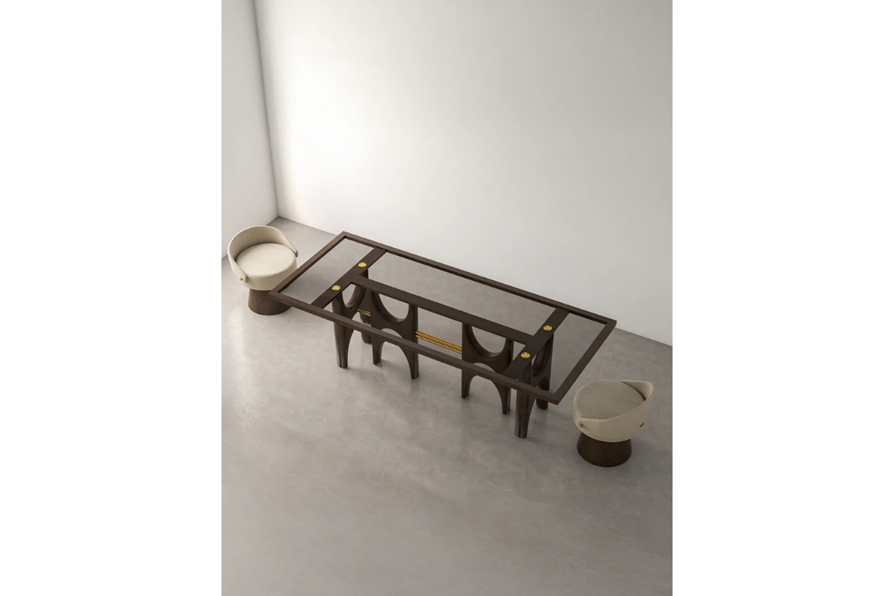 Chestnut Wood Dining Table