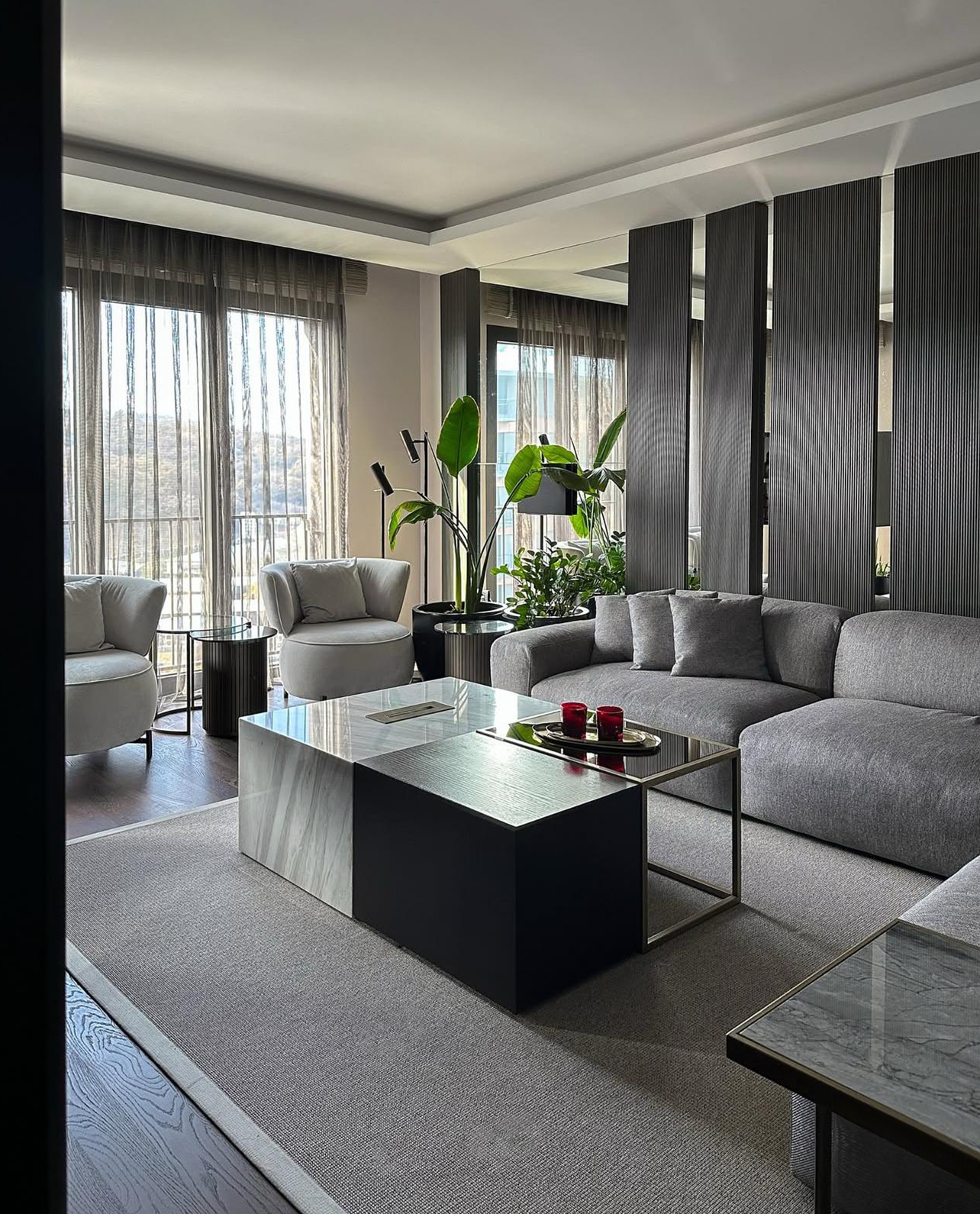 Our Custom Project For Interior Designer - Volakas Marble – A Sophisticated Choice for Custom Fireplace Coffee Tables