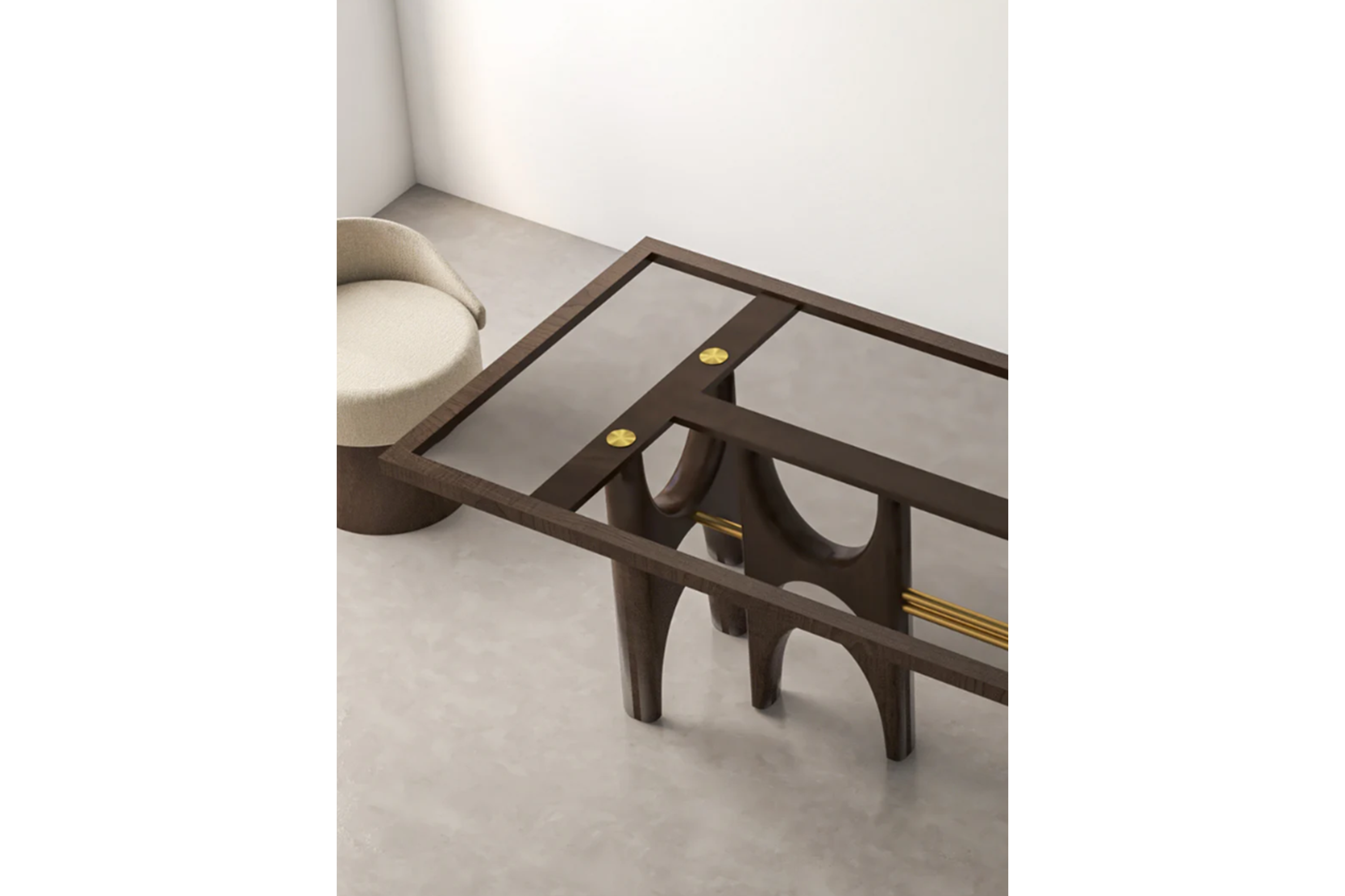 Chestnut Wood Dining Table