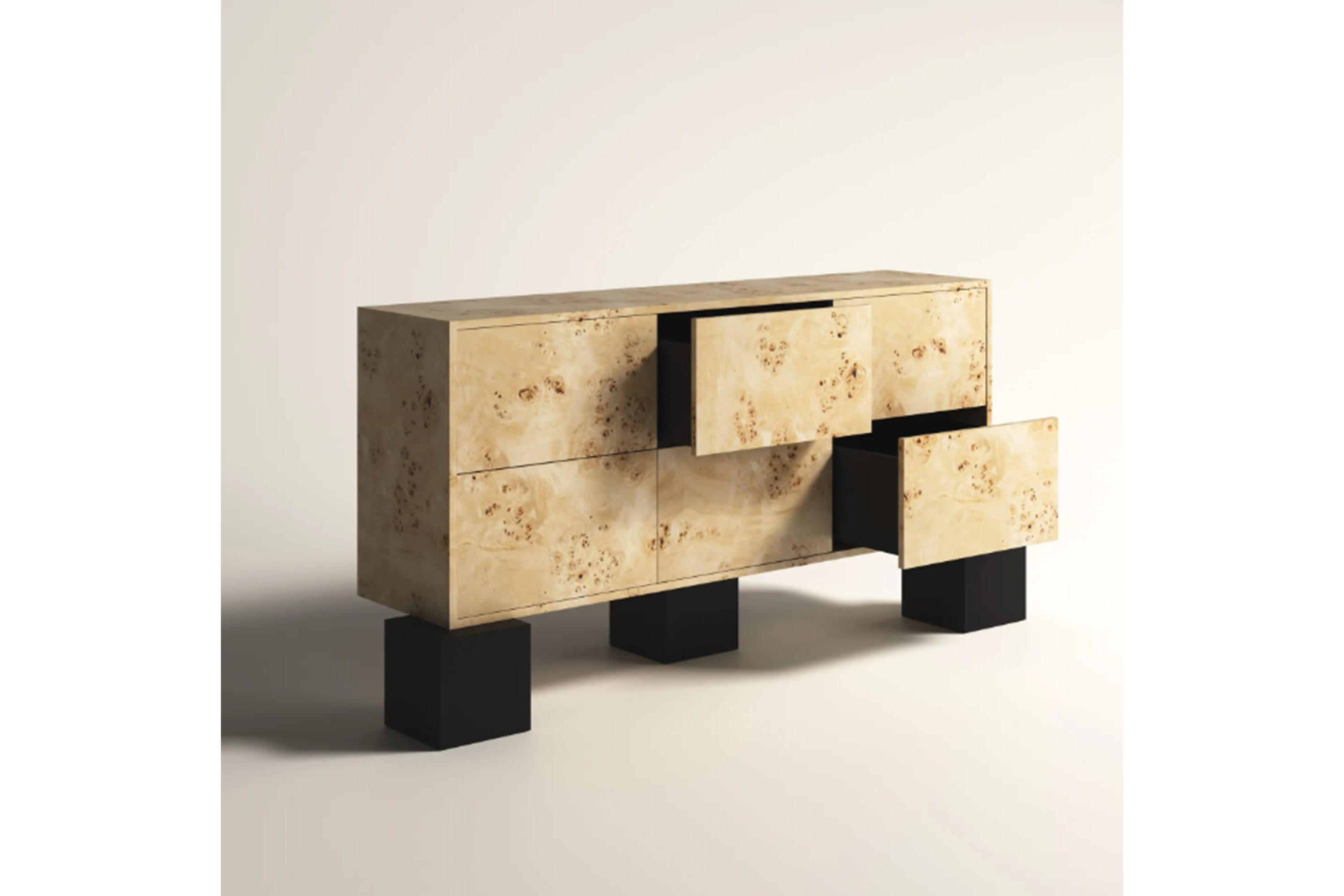 Wood Veneer Dresser