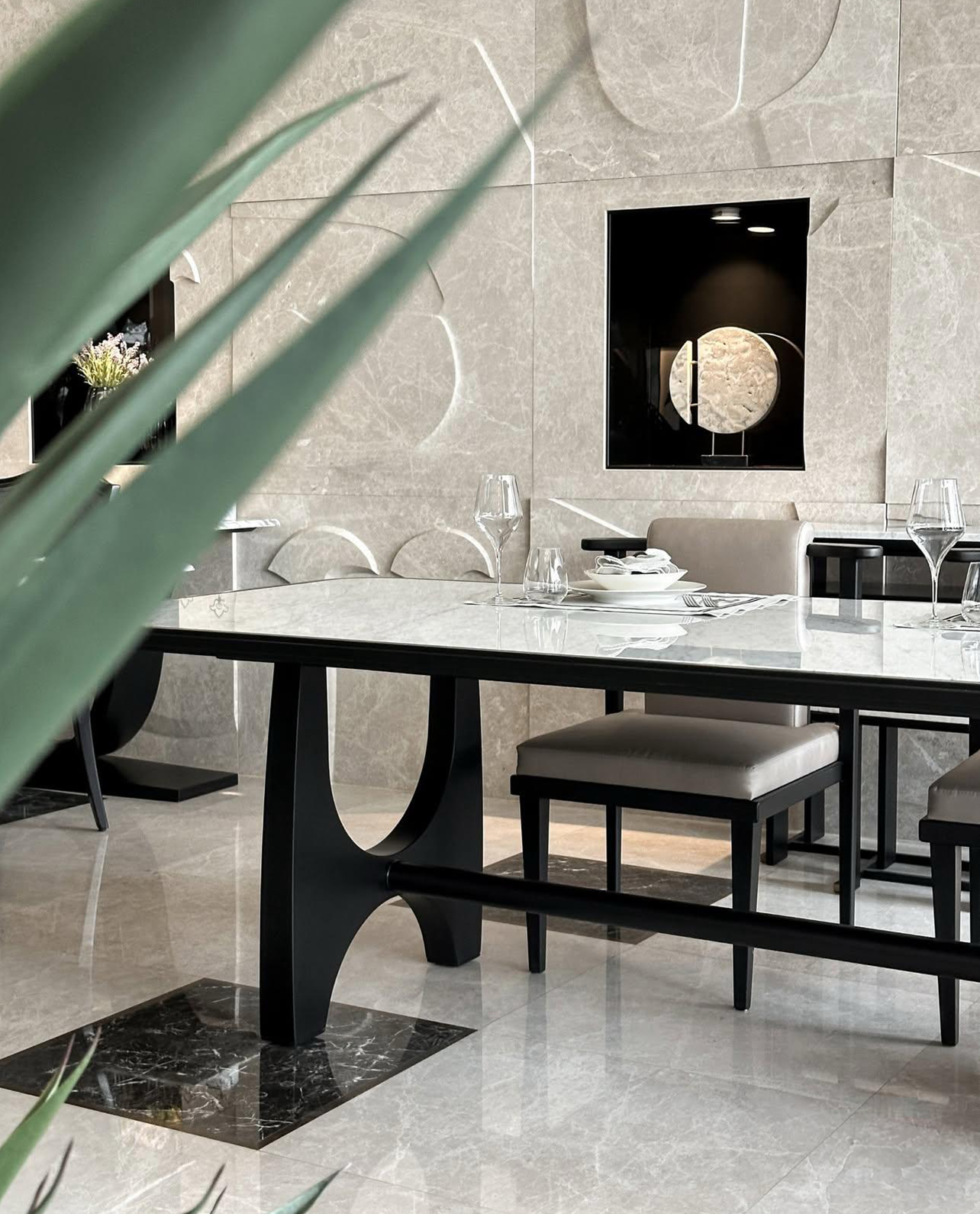 Our Custom Project For Interior Designer - Carrara Marble – A Timeless Choice for Custom Dining & Console Tables