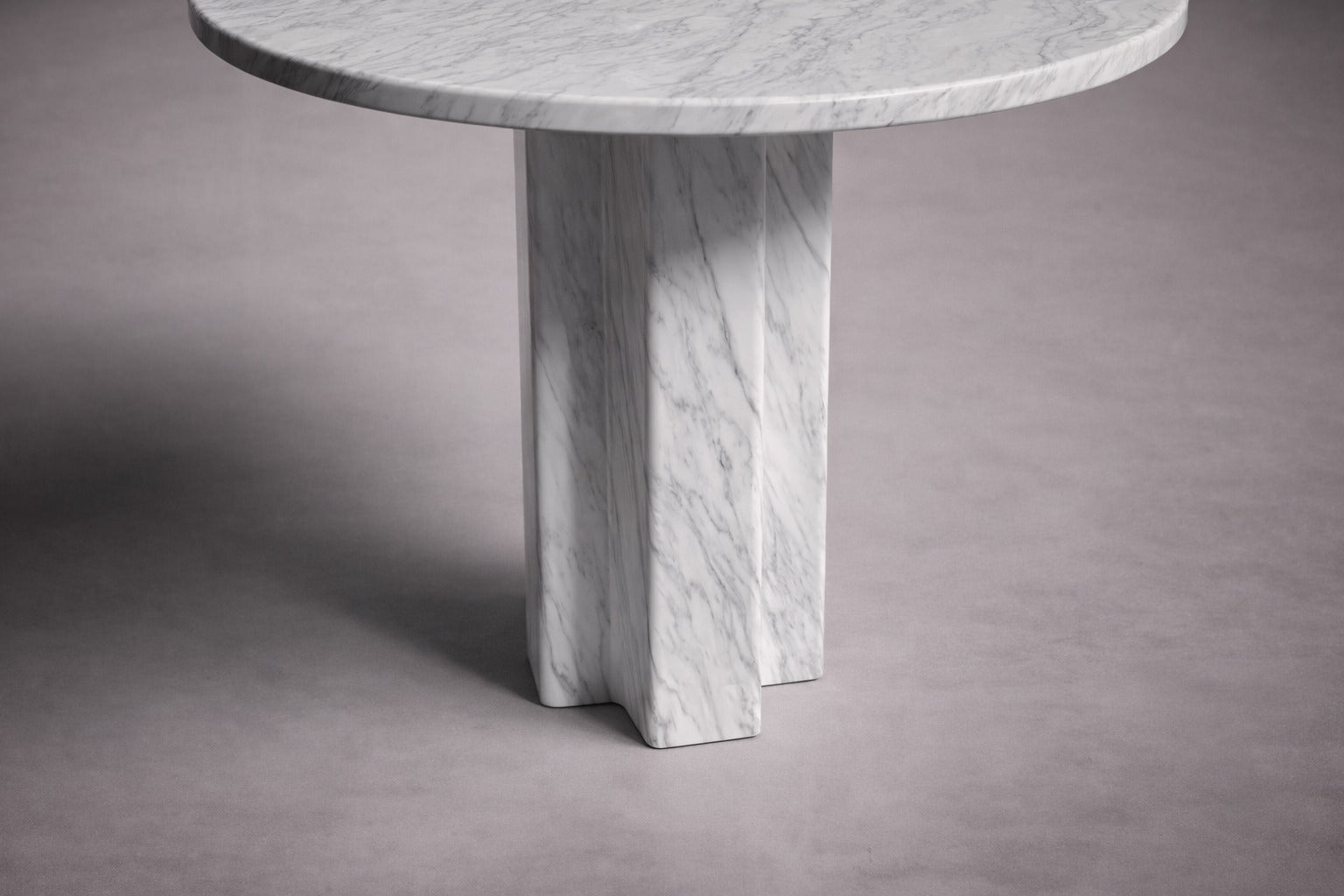 white marble round table. round white marble dining table. white marble entry table. white marble round entry table. white marble hallway table. custom marble dining table. custom marble table. custom white marble dining table.