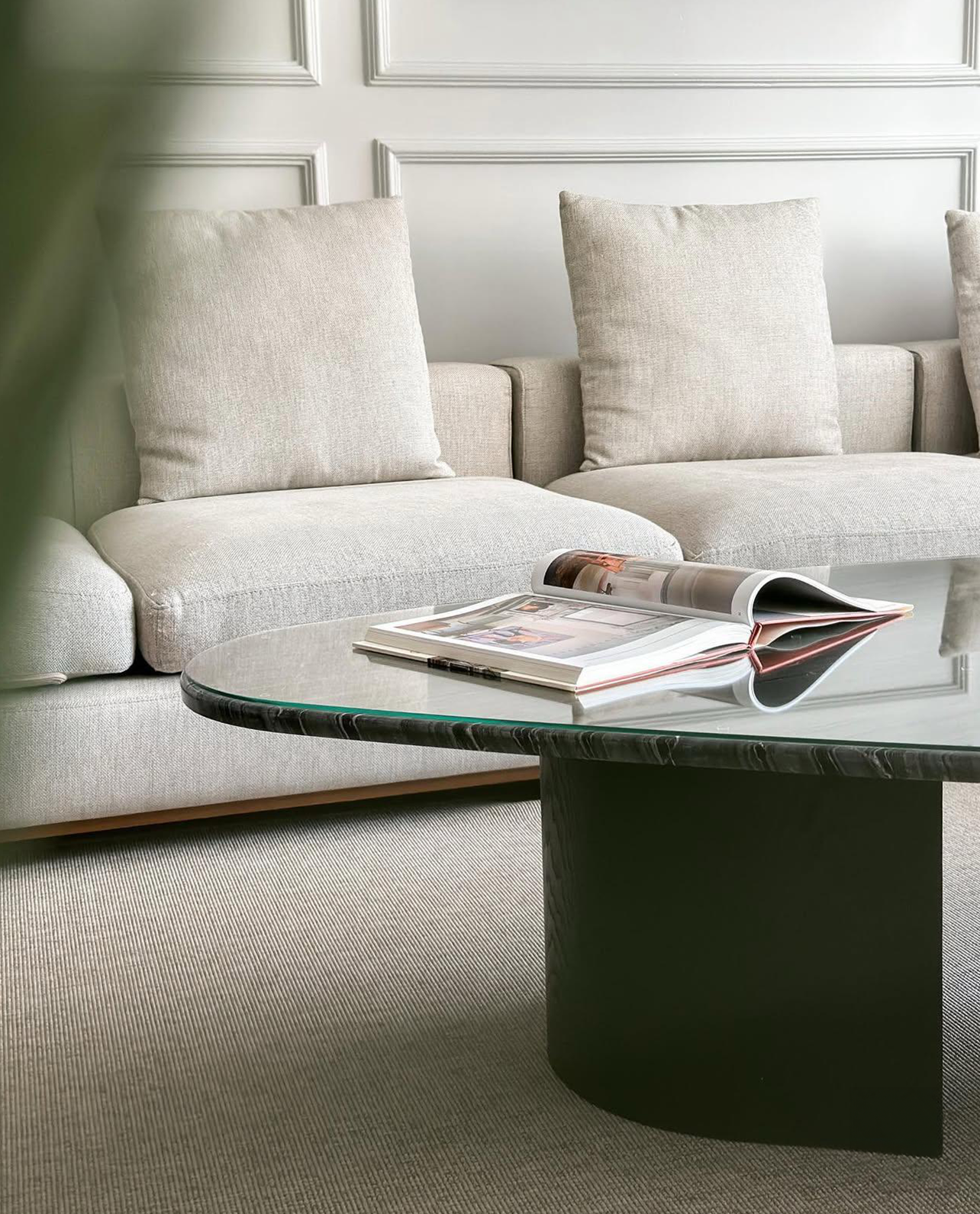 Our Custom Project For Interior Designer - Silver Wave Marble – A Luxurious Choice for Custom Coffee Table Design