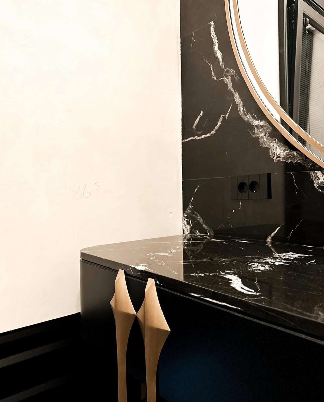 Our Custom Project For Interior Designer - Alexander Black Marble – A Luxurious Choice for Custom Bathroom Design