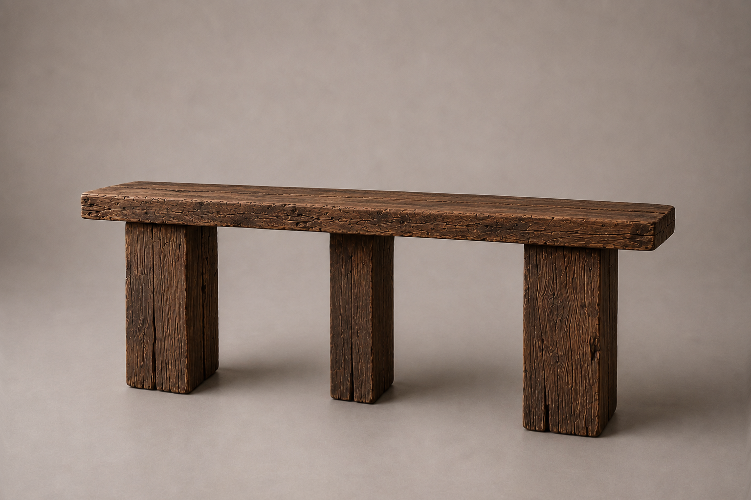 Tiko Rustic Narrow Console Table