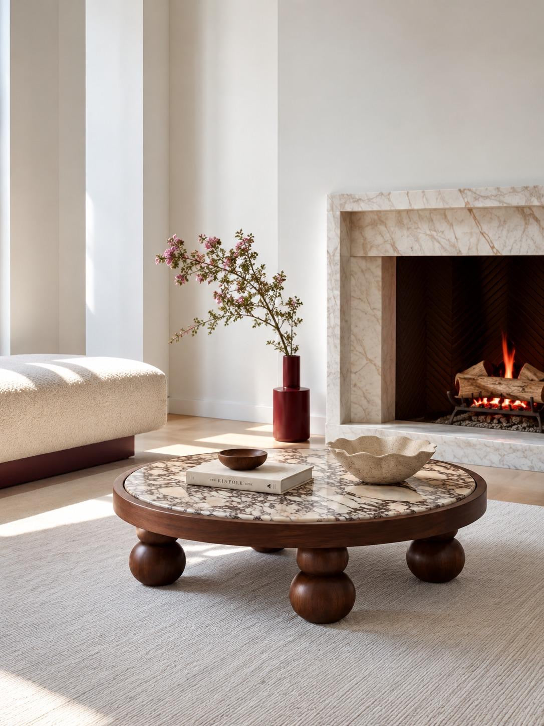 Orbimar Wood Round Coffee Table