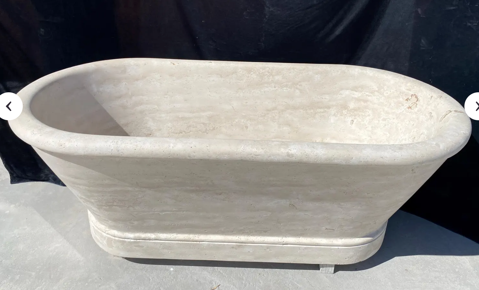 Custom Travertine Bathtub