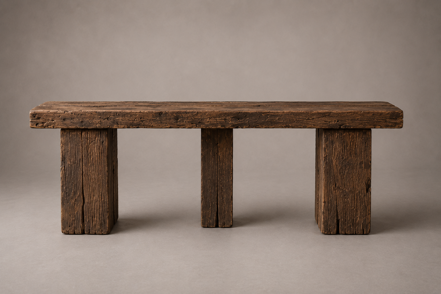 Tiko Rustic Narrow Console Table