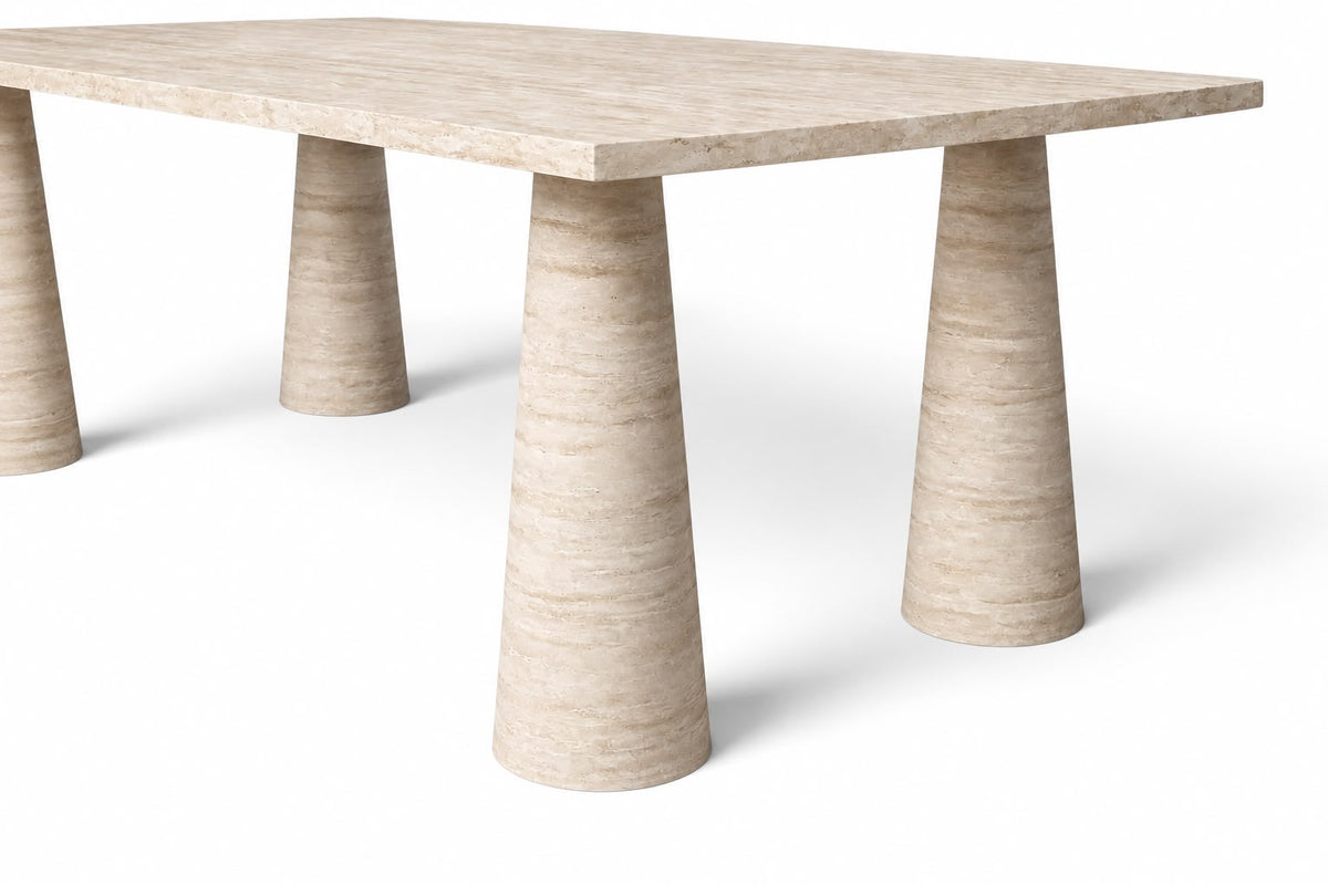 travertine dining table. travertine living room table. custom travertine dining table. custom marble dining table. large travertine dining table. rectangular travertine dining table. oval travertine dining table.