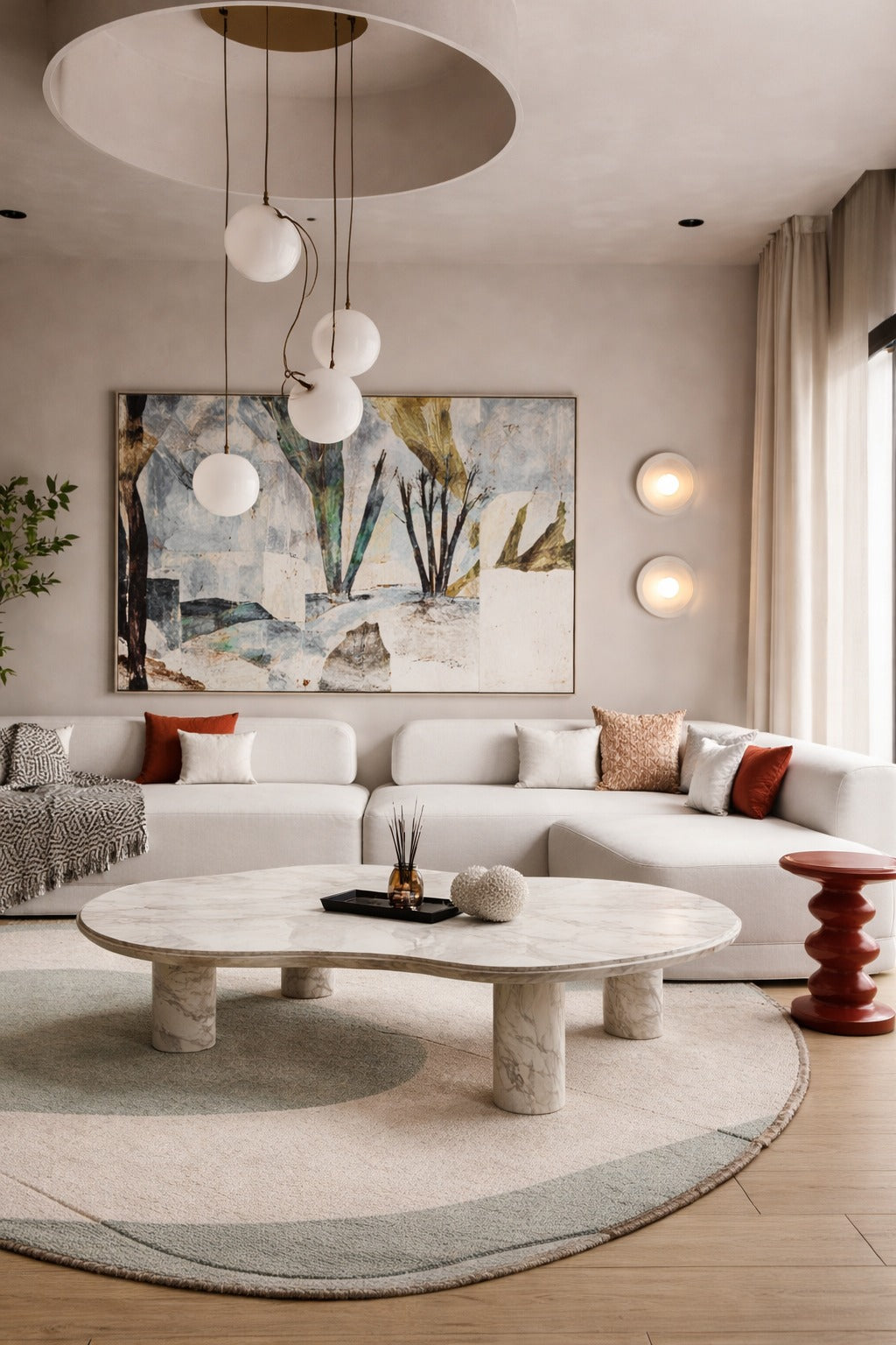 Libre Marble Coffee Table