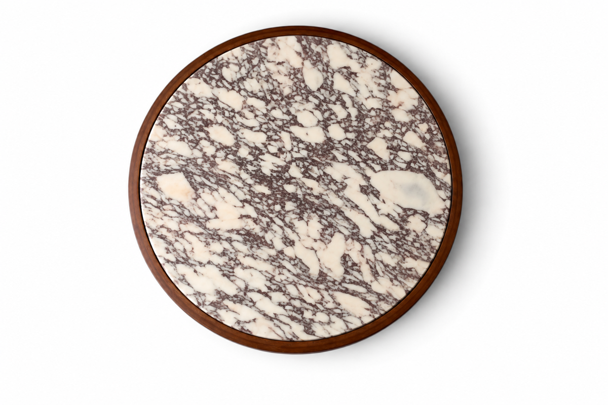 Siena Wood Round Coffee Table