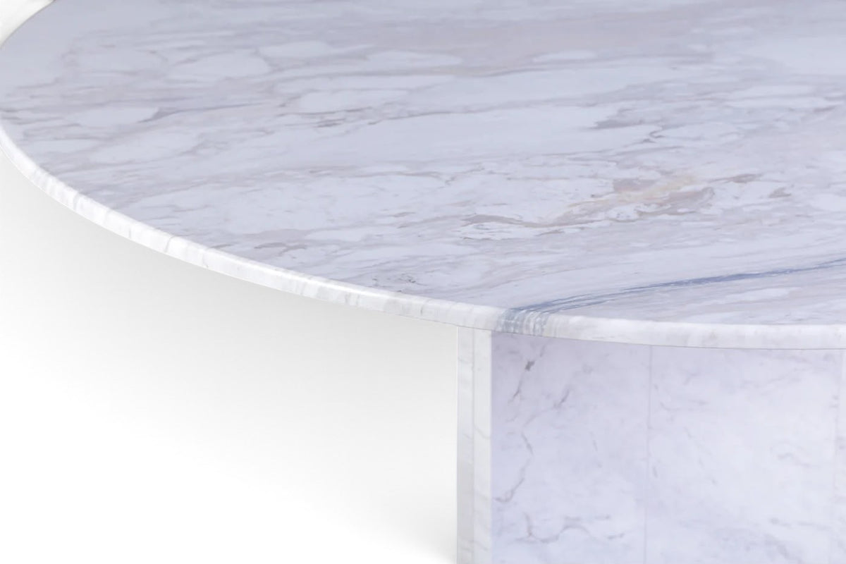 white marble dining table. white round marble dining table. round marble table. white marble table. custom round marble dining table. custom marble table. round marble dining table. round marble living room table. custom marble dining table.