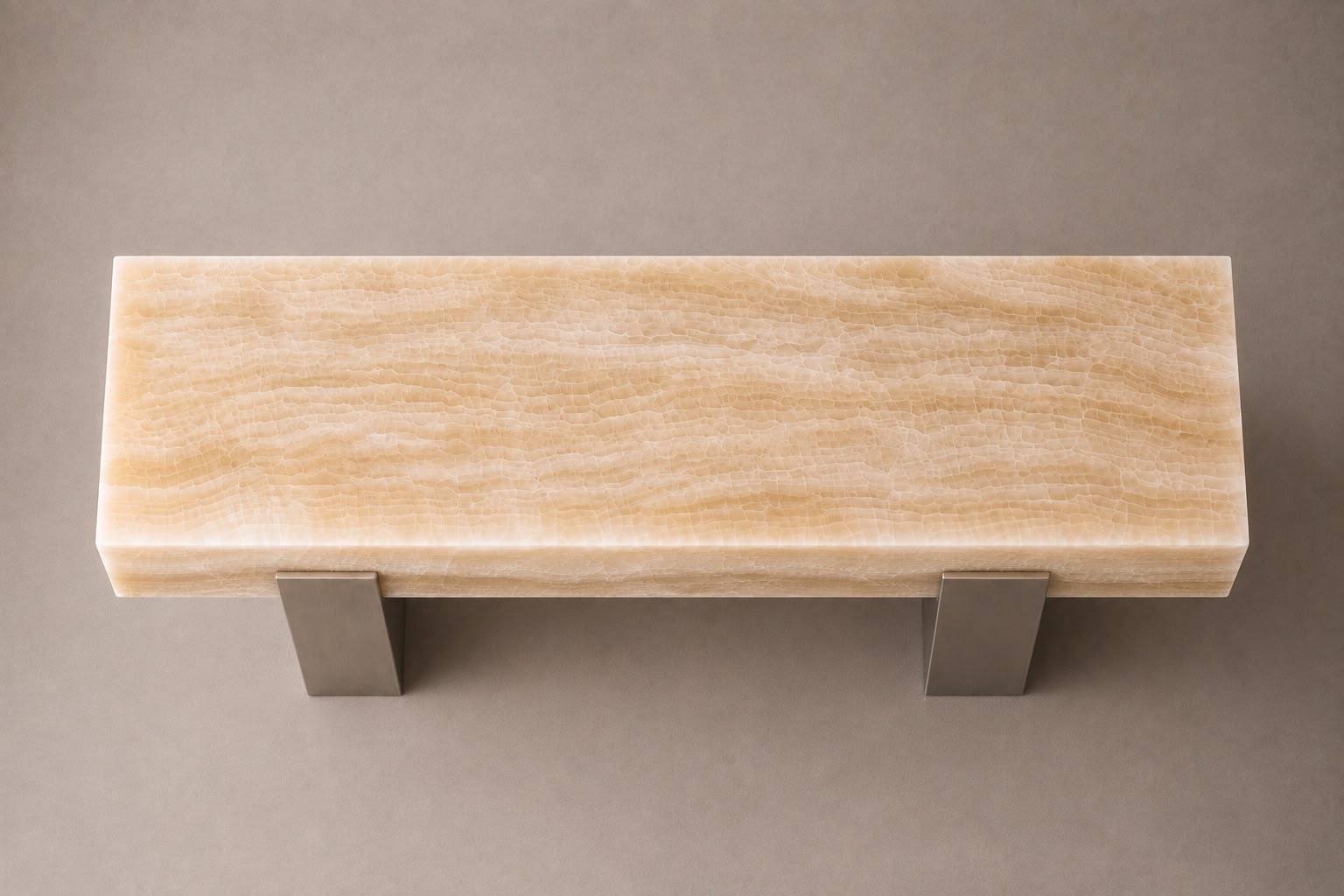 Gamme Konsolentisch aus Calacatta Viola Marmor