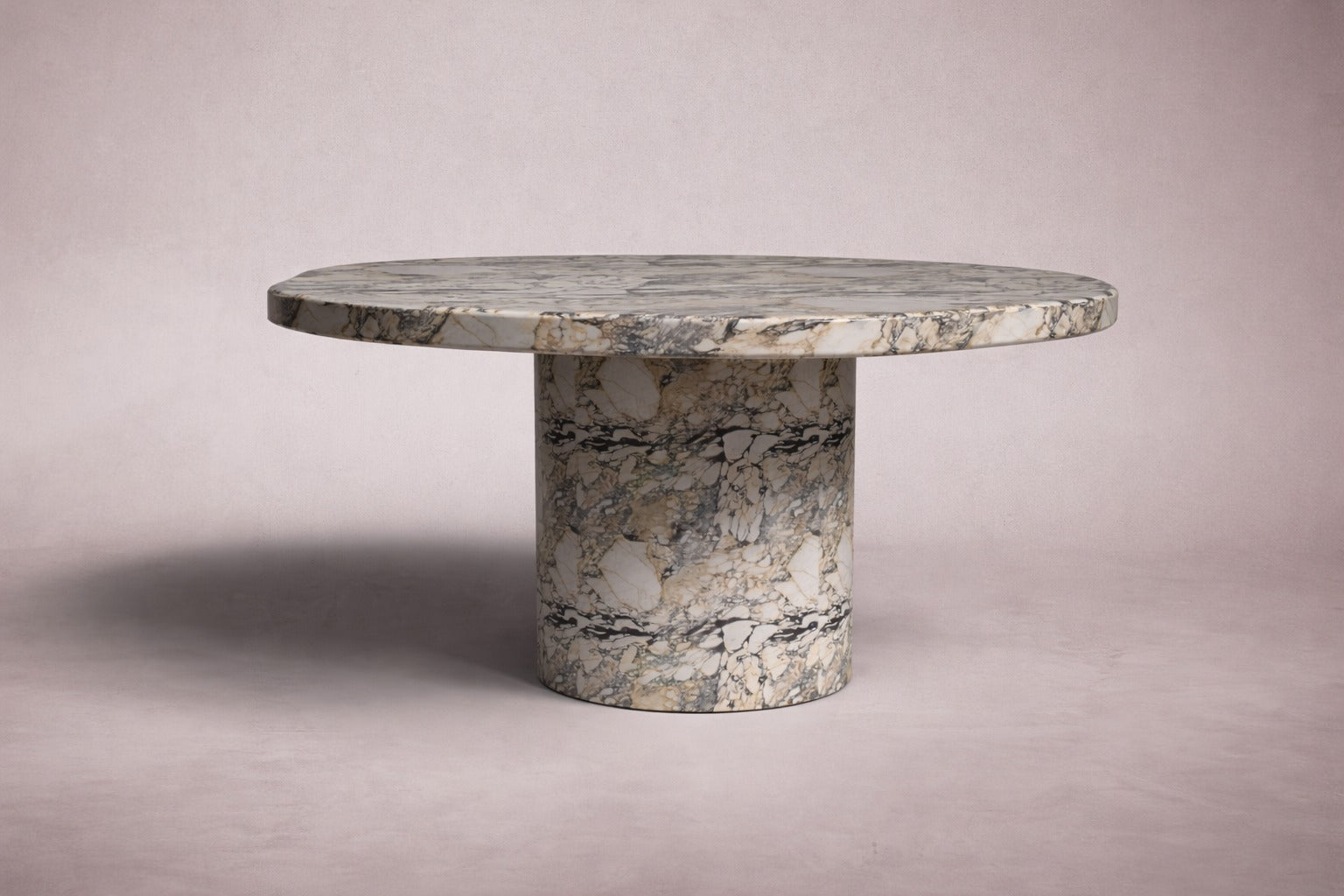 Viola Calacatta Viola Runder Marmor Couchtisch