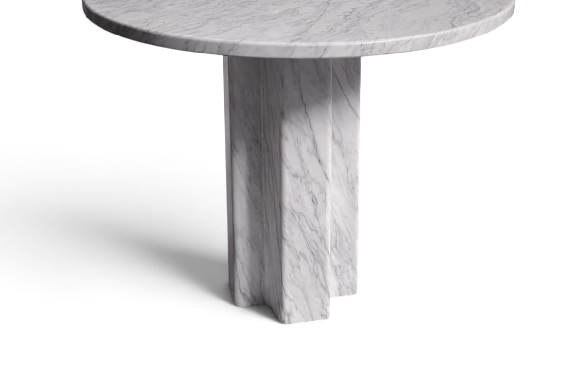 white marble dining table. white round marble dining table. round marble table. white marble table. custom round marble dining table. custom marble table. round marble dining table. round marble living room table. custom marble dining table. bespoke marble dining table. custom made marble dining table. 