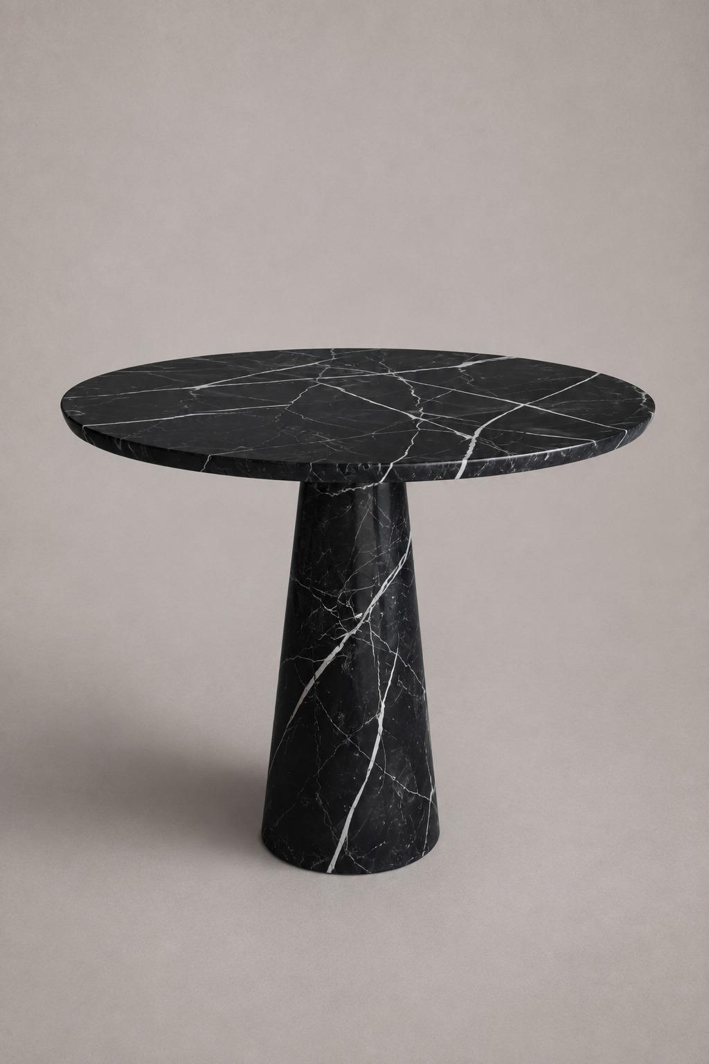 black marble dining table. black marble round dining table. round marble dining table. black marble table. black marble living room table. black marble entryway table. black marble entry table. round black marble entry table.