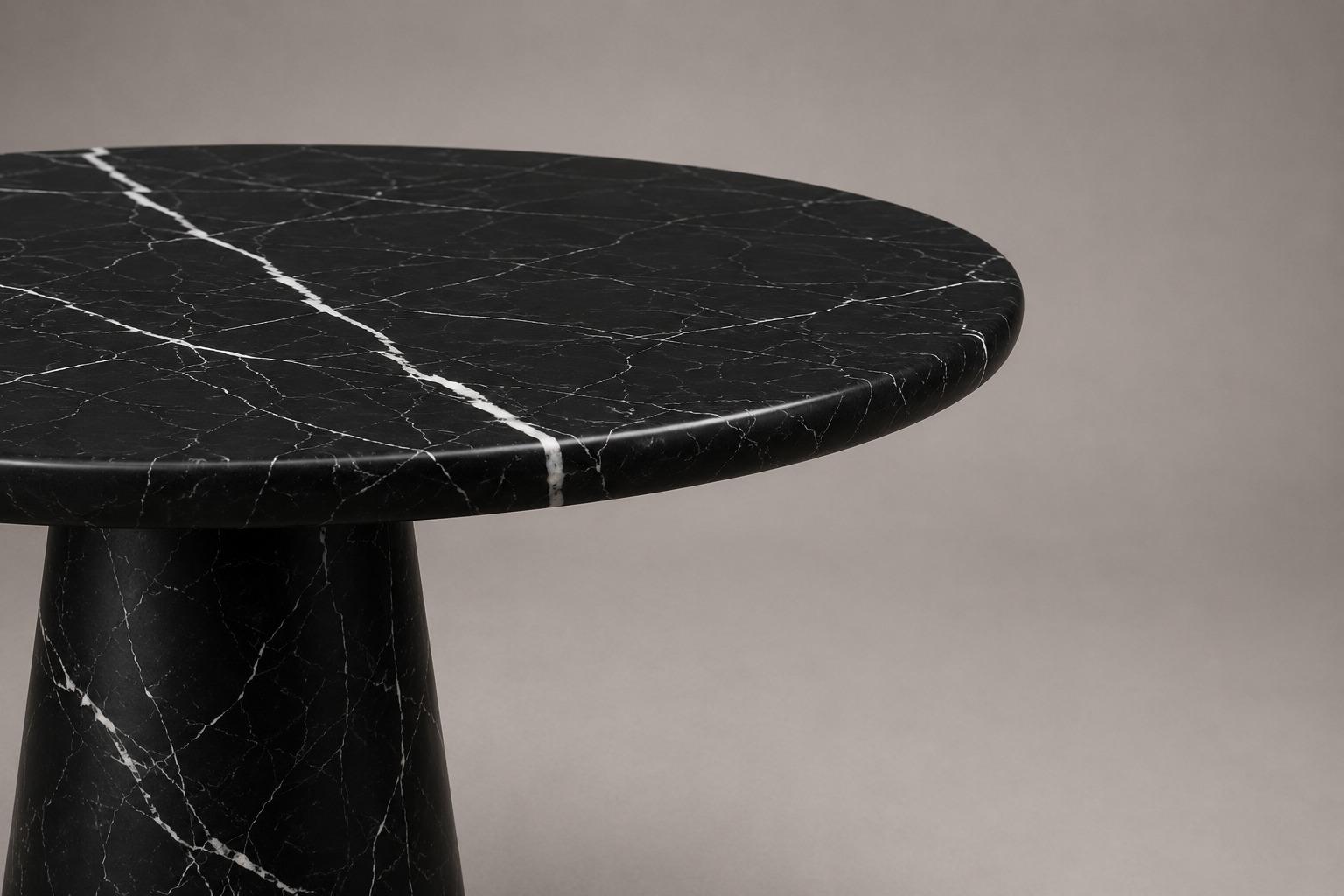 black marble dining table. black marble round dining table. round marble dining table. black marble table. black marble living room table. black marble entryway table. black marble entry table. round black marble entry table.