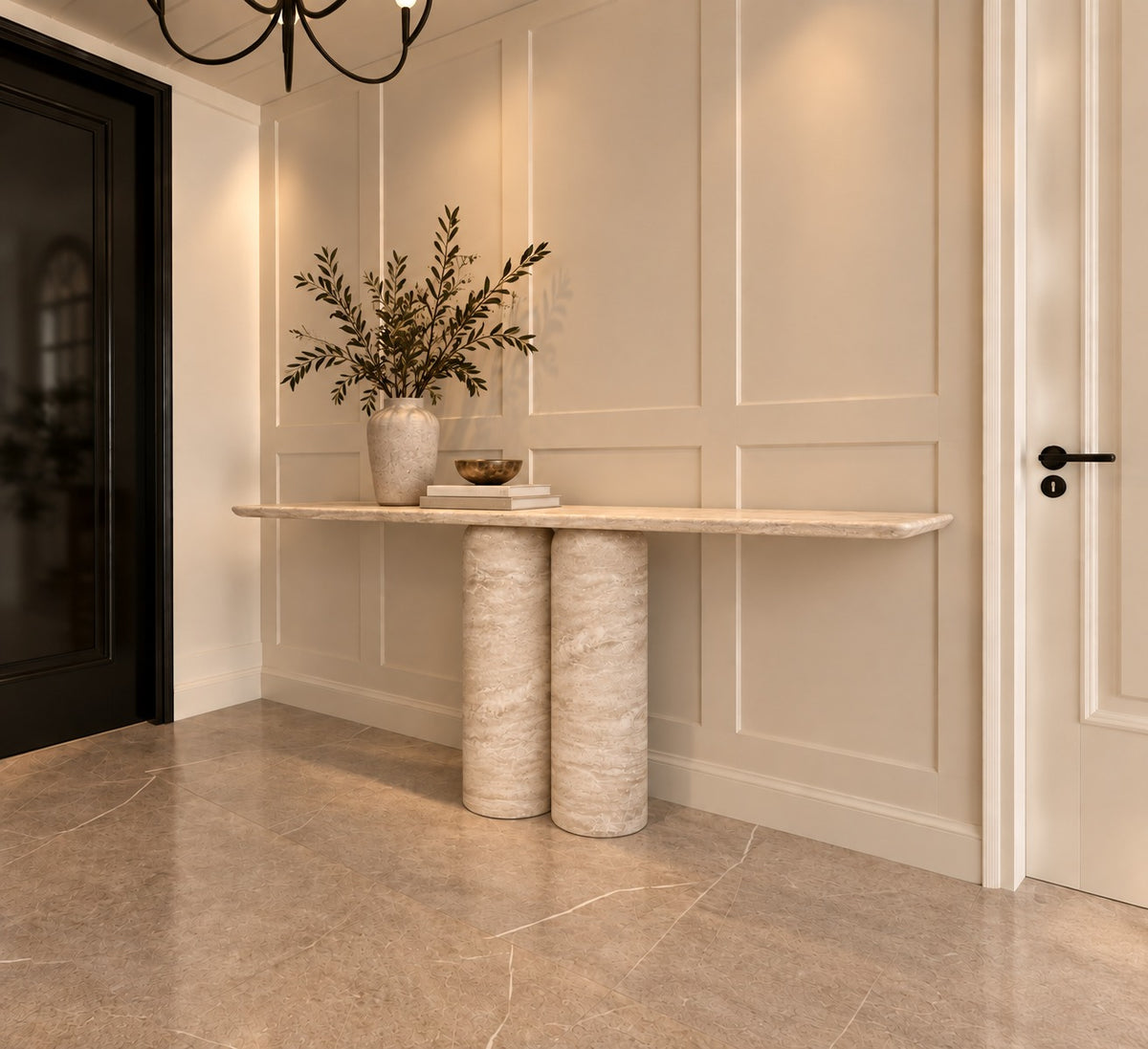 travertine console table. travertine console. travertine entry table. travertine hall table. travertine hallway table. travertine marble console table. travertine top console table. travertine entryway table. marble hallway table. narrow marble console table. marble entry way table. modern marble console table. marble entrance table. custom travertine console table.